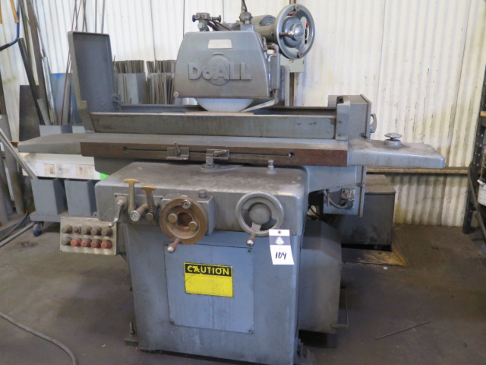 DoAll 8” x 24” Automatic Hydraulic Surface Grinder w/ Coolant (SOLD AS-IS - NO WARRANTY) - Image 2 of 12