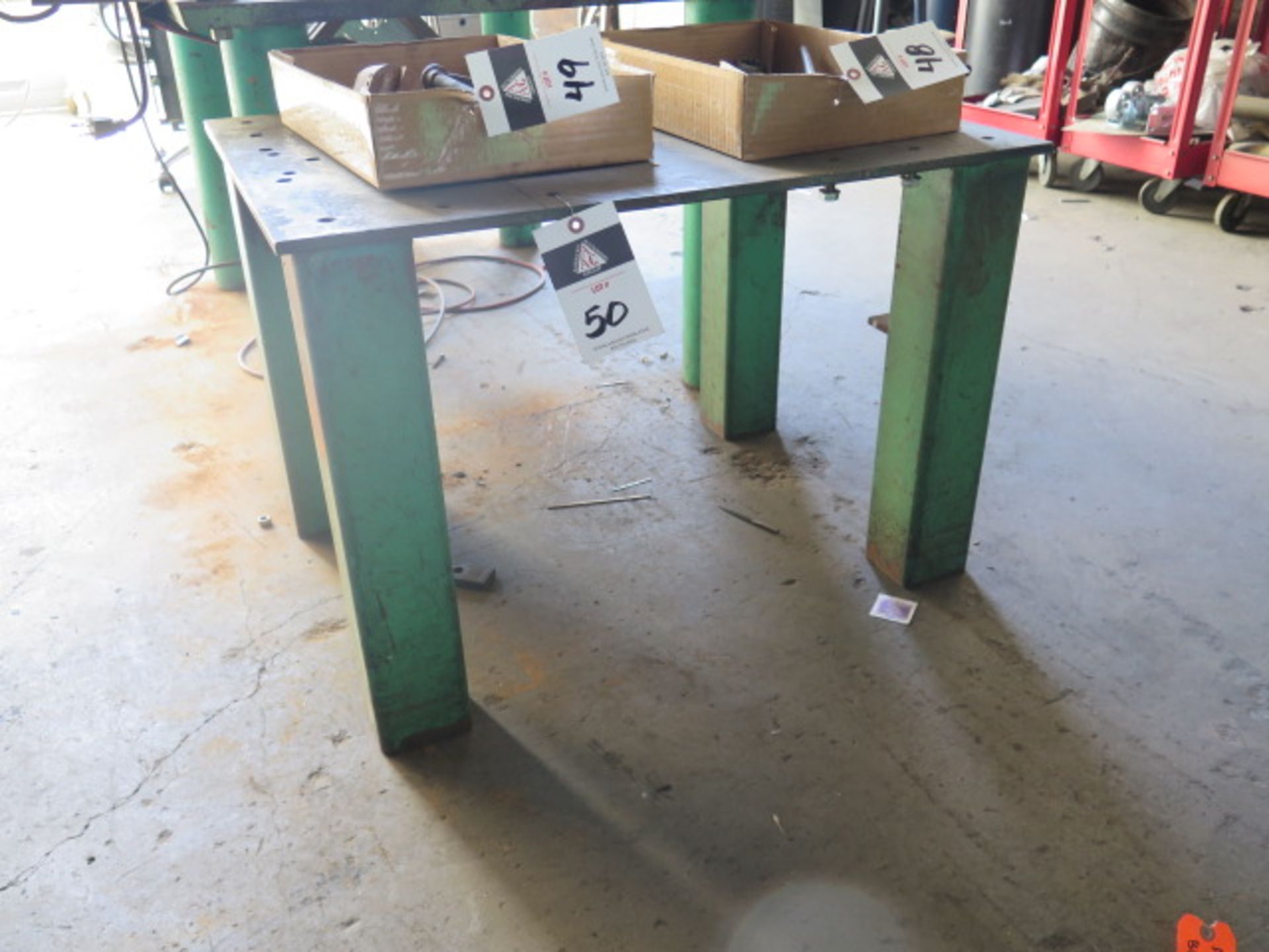 24" x 32" Tapped-Hole Steel Table (SOLD AS-IS - NO WARRANTY) - Image 2 of 4