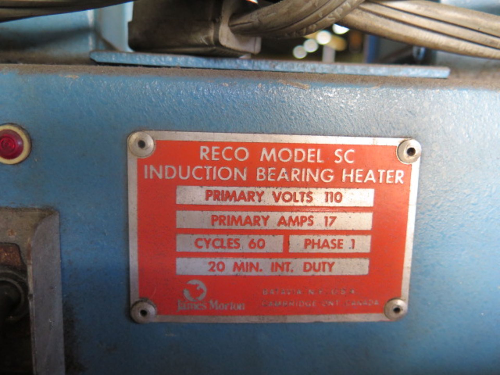 Reco mdl. SC Induction Bearing Heater (SOLD AS-IS - NO WARRANTY) - Image 6 of 6