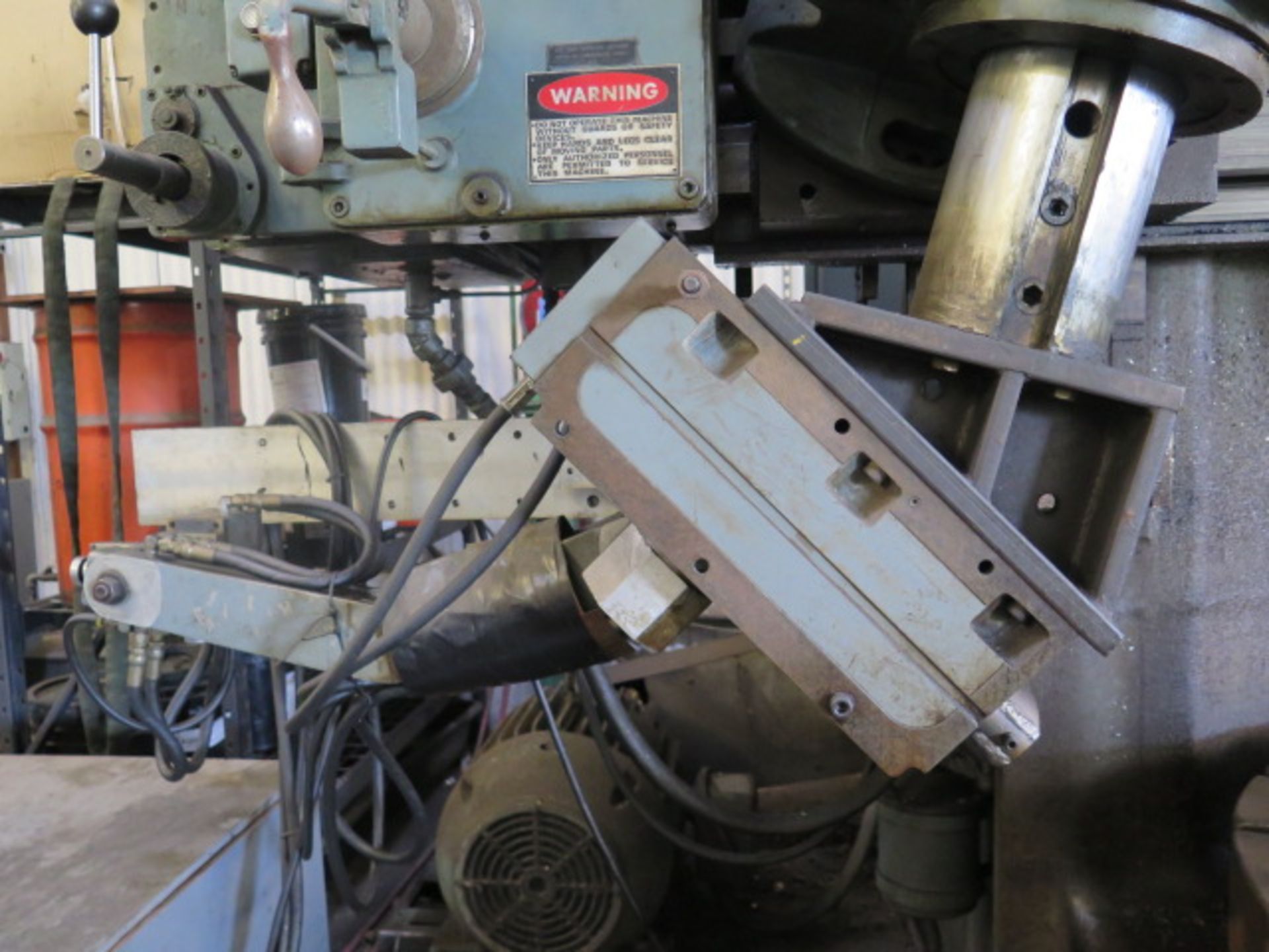 Bullard 54” Vertical Boring Mill w/ 4.3-160 RPM, 63” Swing, Hyd Tracer Head, SOLD AS IS - Image 11 of 17