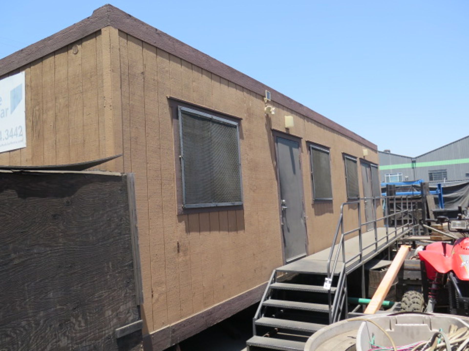 Mobile Modular 12’ x 40’ Portable Office Trailer w/ Electrical, AC and Step Platform (SOLD AS-IS - N