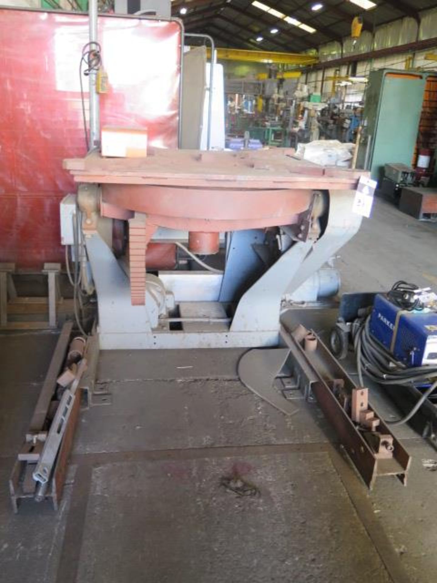 Ransome Size 13 3000 Lb Cap Motorized Welding Positioner s/n 4418 w/ 40” x 40” Table (SOLD AS-IS - N - Image 2 of 9