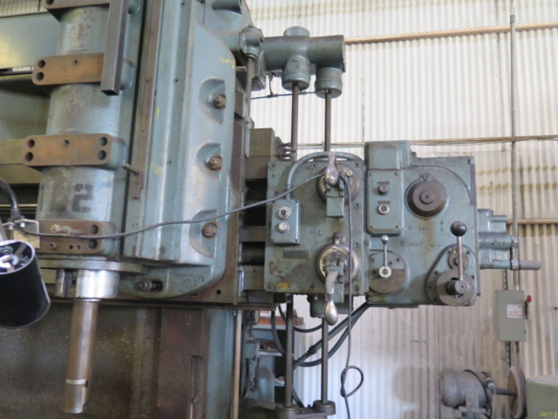 Bullard 54” Vertical Boring Mill w/ 4.3-160 RPM, 63” Swing, Hyd Tracer Head, SOLD AS IS - Image 7 of 17