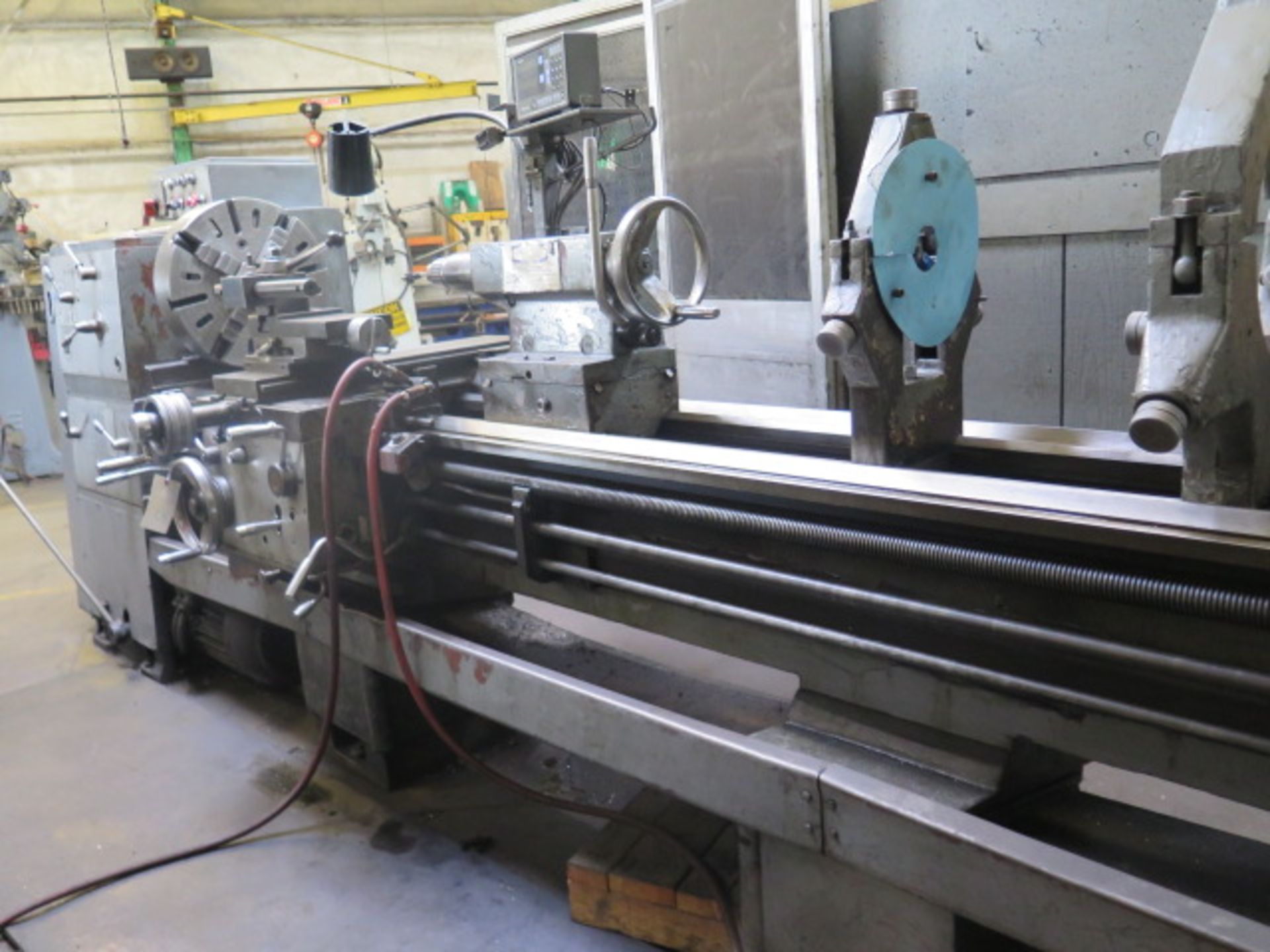 Polamco TUR-63 Big-Bore 25” x 120” Geared Head Gap Bed Lathe s/n 41189 w/ Mitutoyo DRO, SOLD AS IS - Image 3 of 14