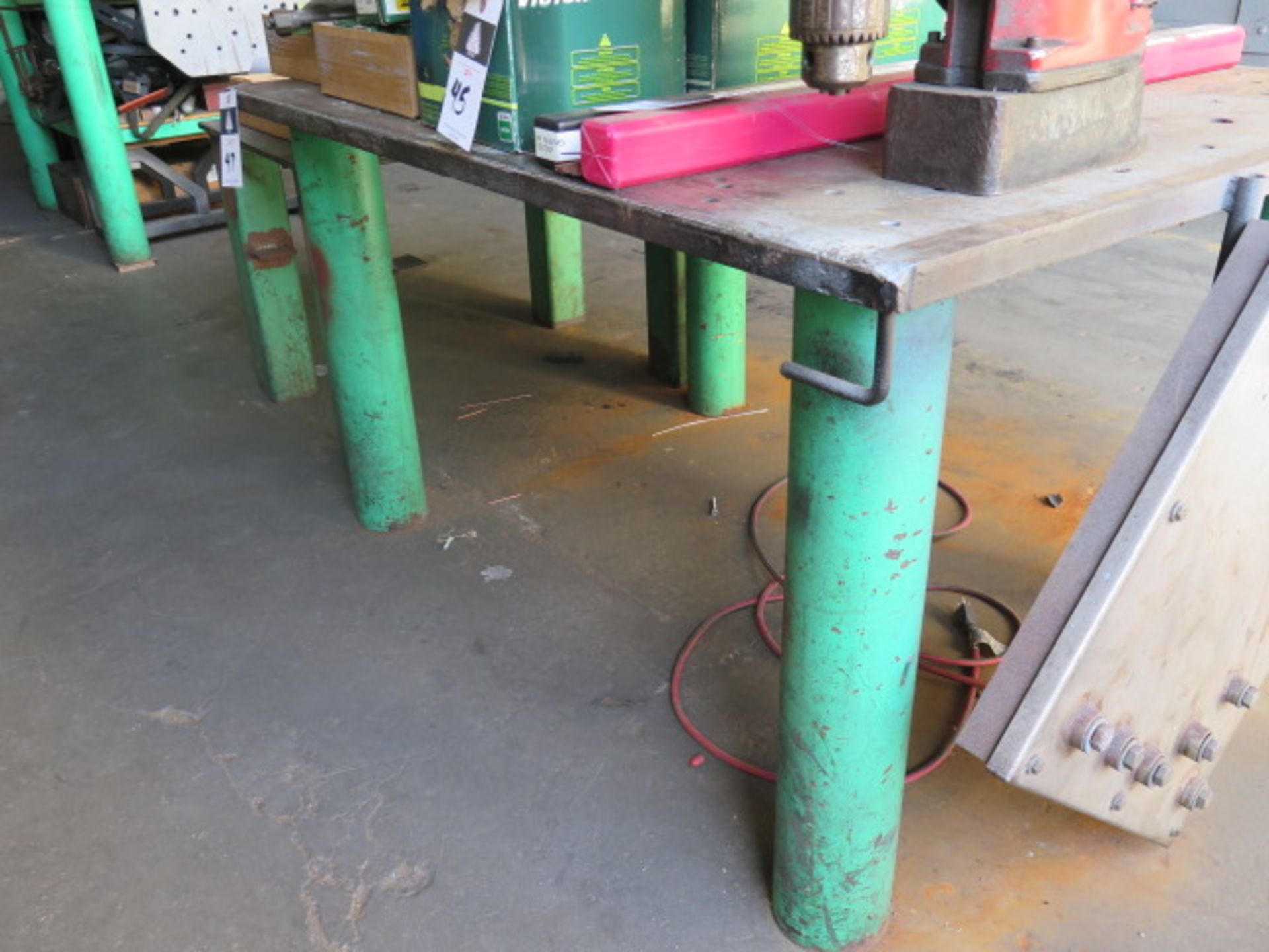 36" x 48" x 1" Steel Welding Table w/ Work Light (SOLD AS-IS - NO WARRANTY) - Image 2 of 4