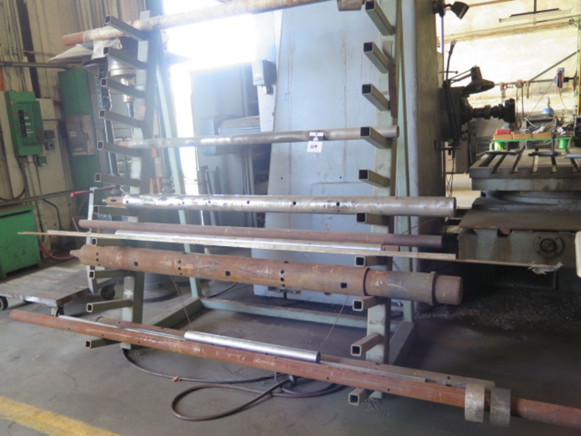Boring Mill Boring Bars w/ Rack (SOLD AS-IS - NO WARRANTY)