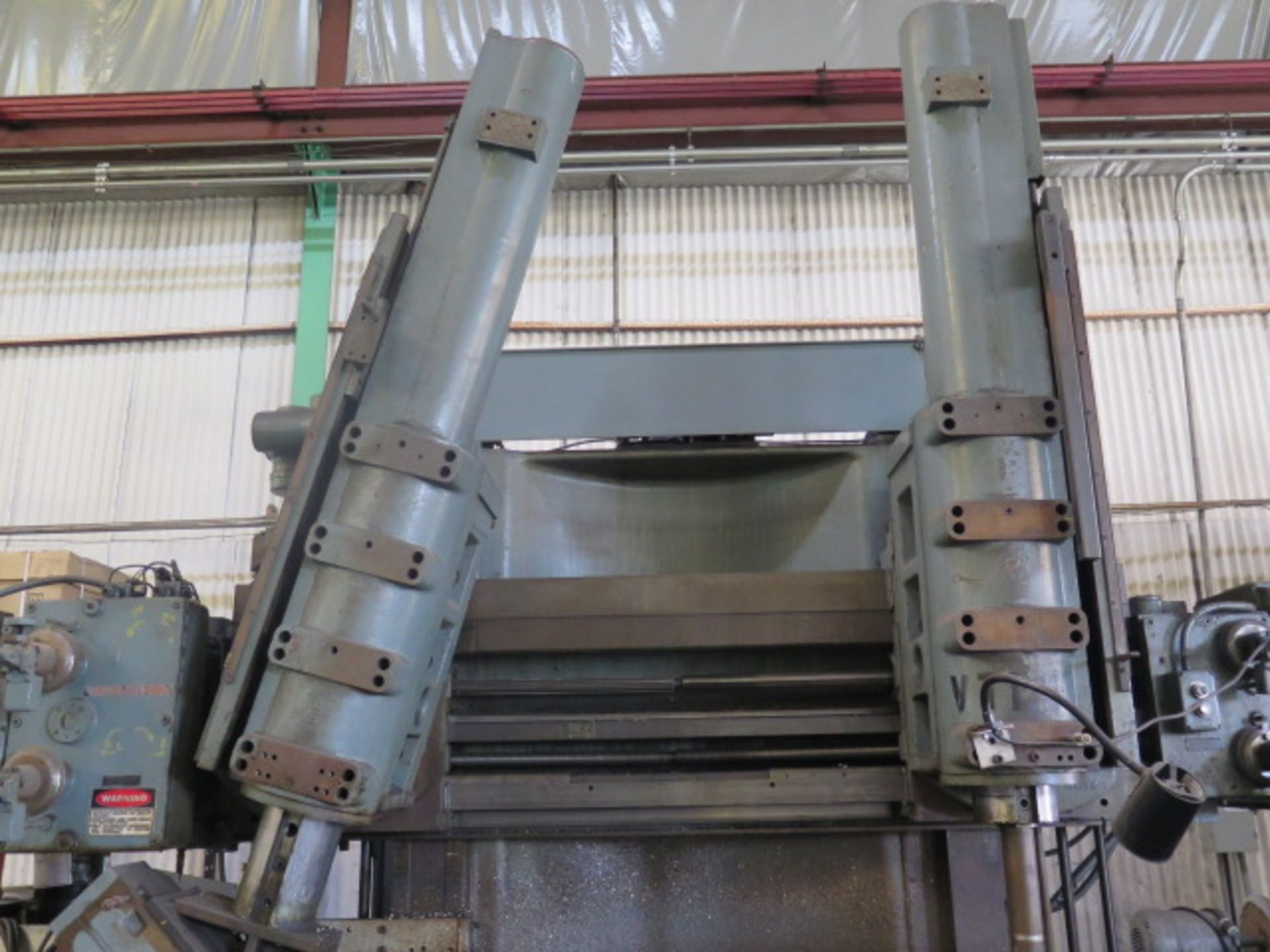 Bullard 54” Vertical Boring Mill w/ 4.3-160 RPM, 63” Swing, Hyd Tracer Head, SOLD AS IS - Image 4 of 17