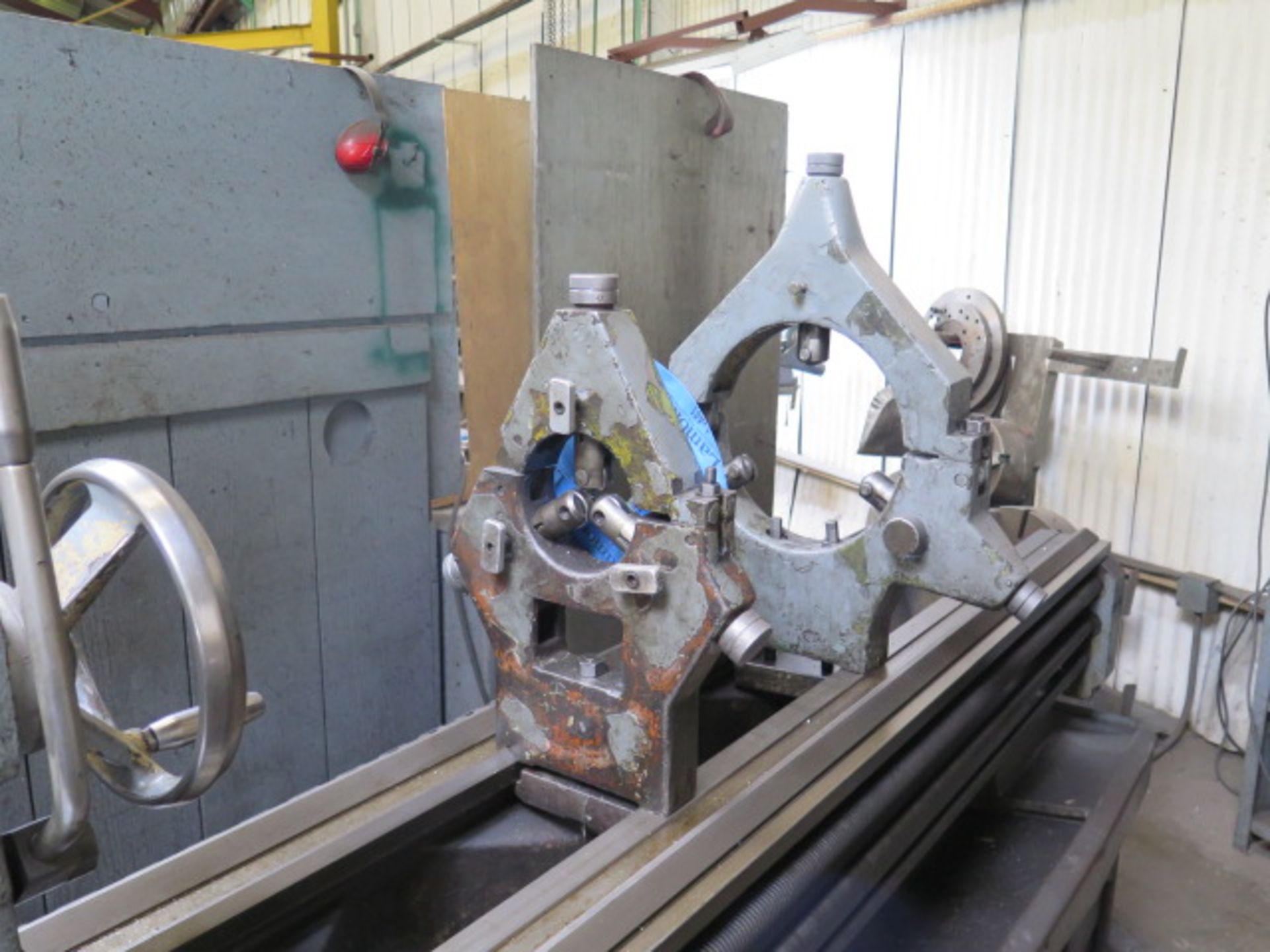 Polamco TUR-63 Big-Bore 25” x 120” Geared Head Gap Bed Lathe s/n 41189 w/ Mitutoyo DRO, SOLD AS IS - Image 9 of 14