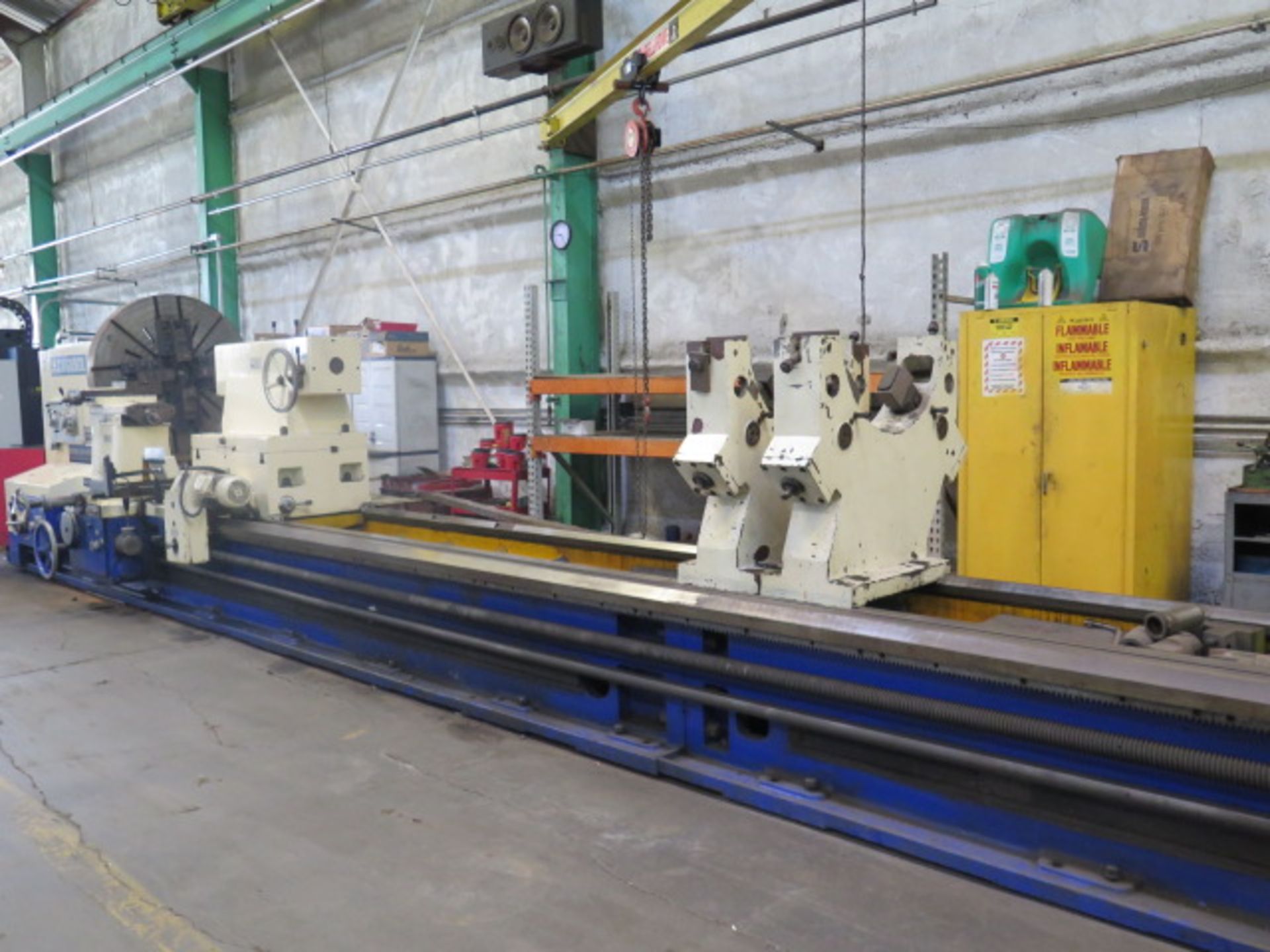 2009 Dezhou Delong CW61190L “Tru-Turn” 74” x 327” Geared Head Gap Bed Lathe s/n 091009, SOLD AS IS - Image 3 of 27