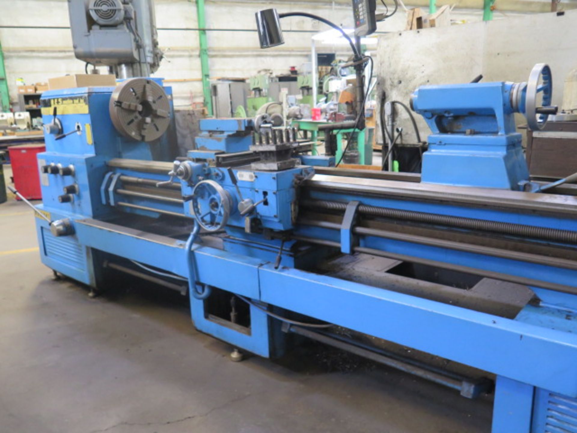 HES 24” x 108” Geared Head Gap Bed Lathe s/n 15239 w/ Newall C80 DRO, 24-960 RPM, SOLD AS IS - Image 3 of 19