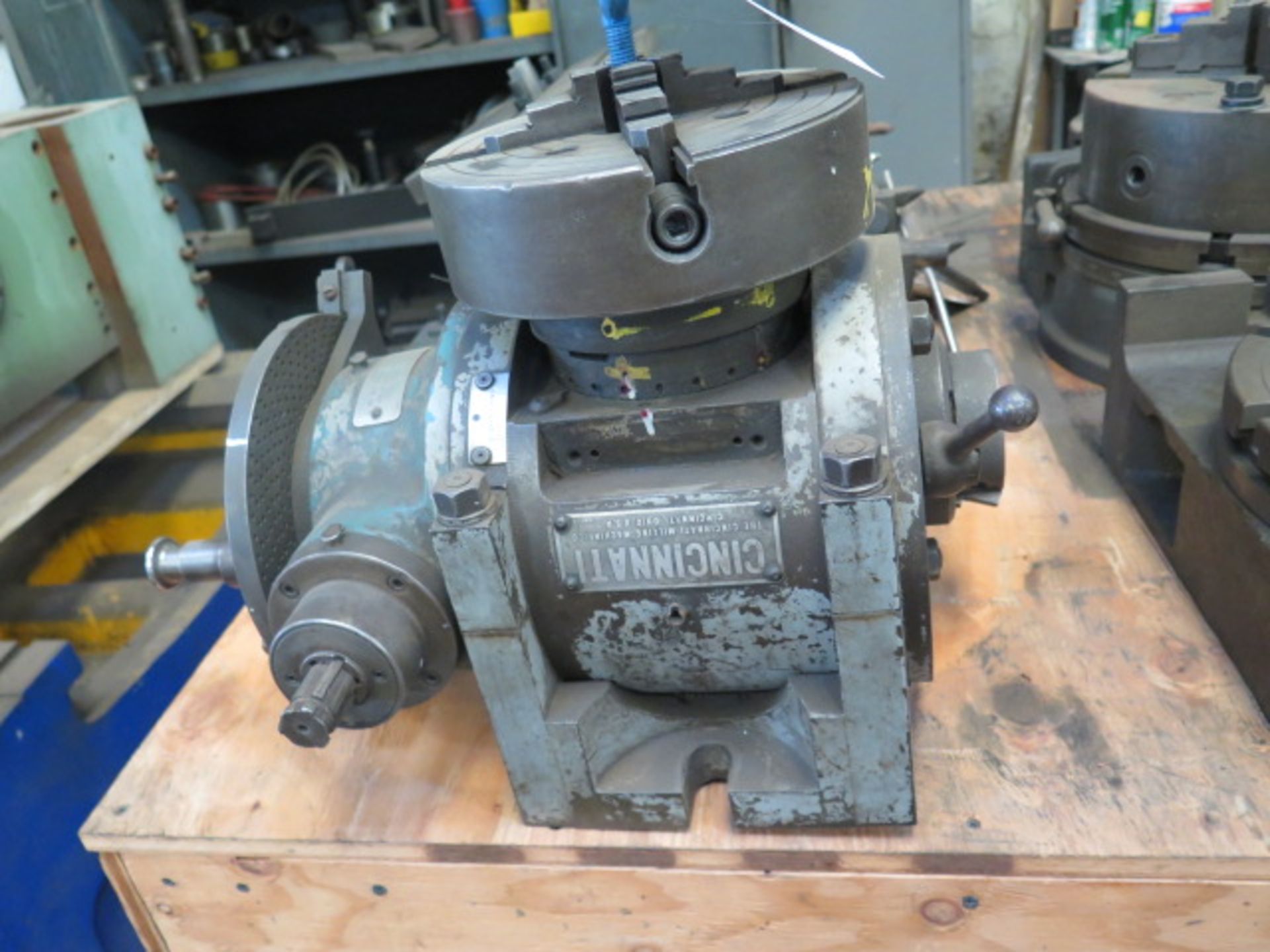 Cincinnati 8” 4-Jaw Compound Sine Chuck (SOLD AS-IS - NO WARRANTY)