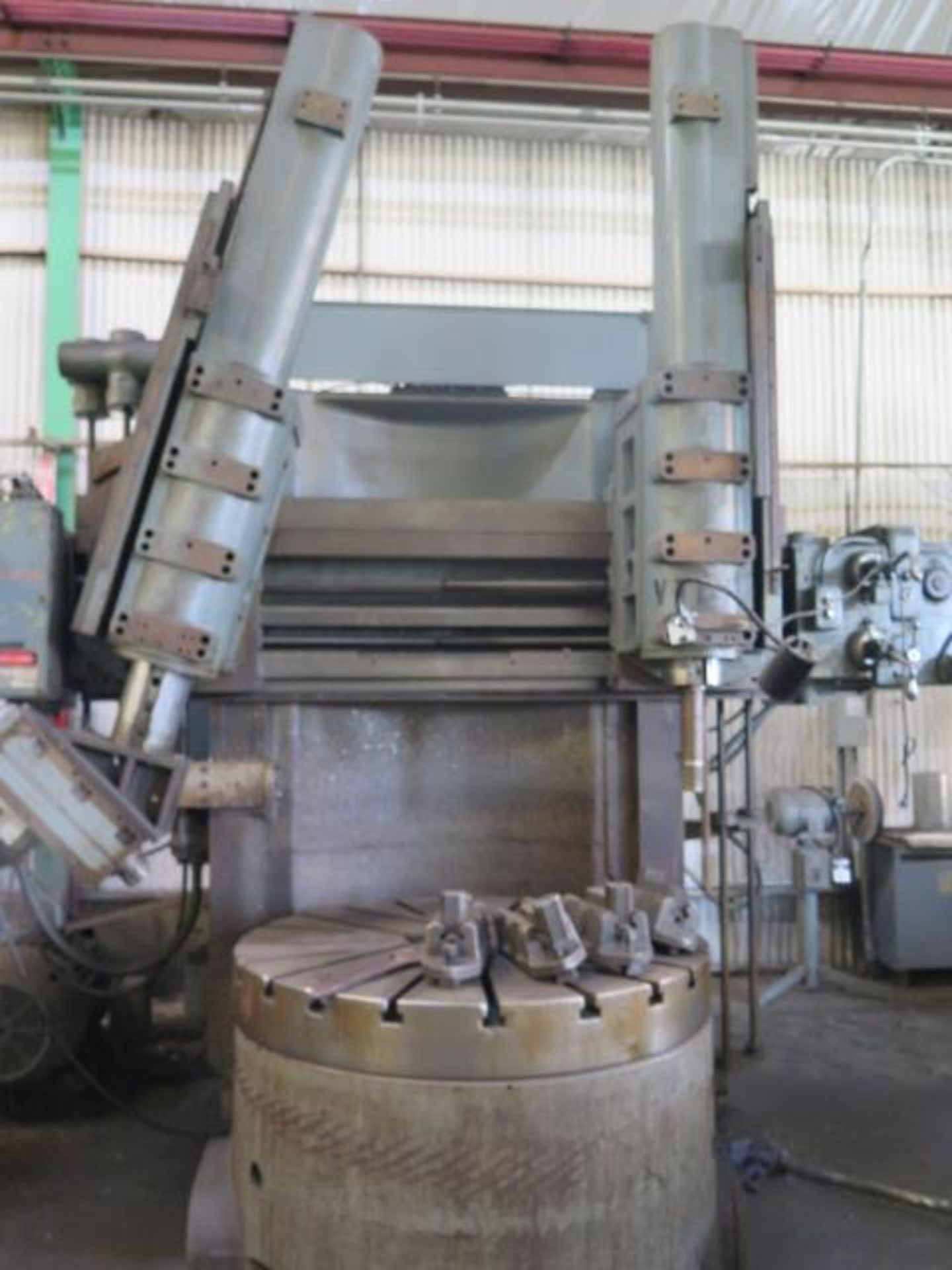 Bullard 54” Vertical Boring Mill w/ 4.3-160 RPM, 63” Swing, Hyd Tracer Head, SOLD AS IS - Image 3 of 17