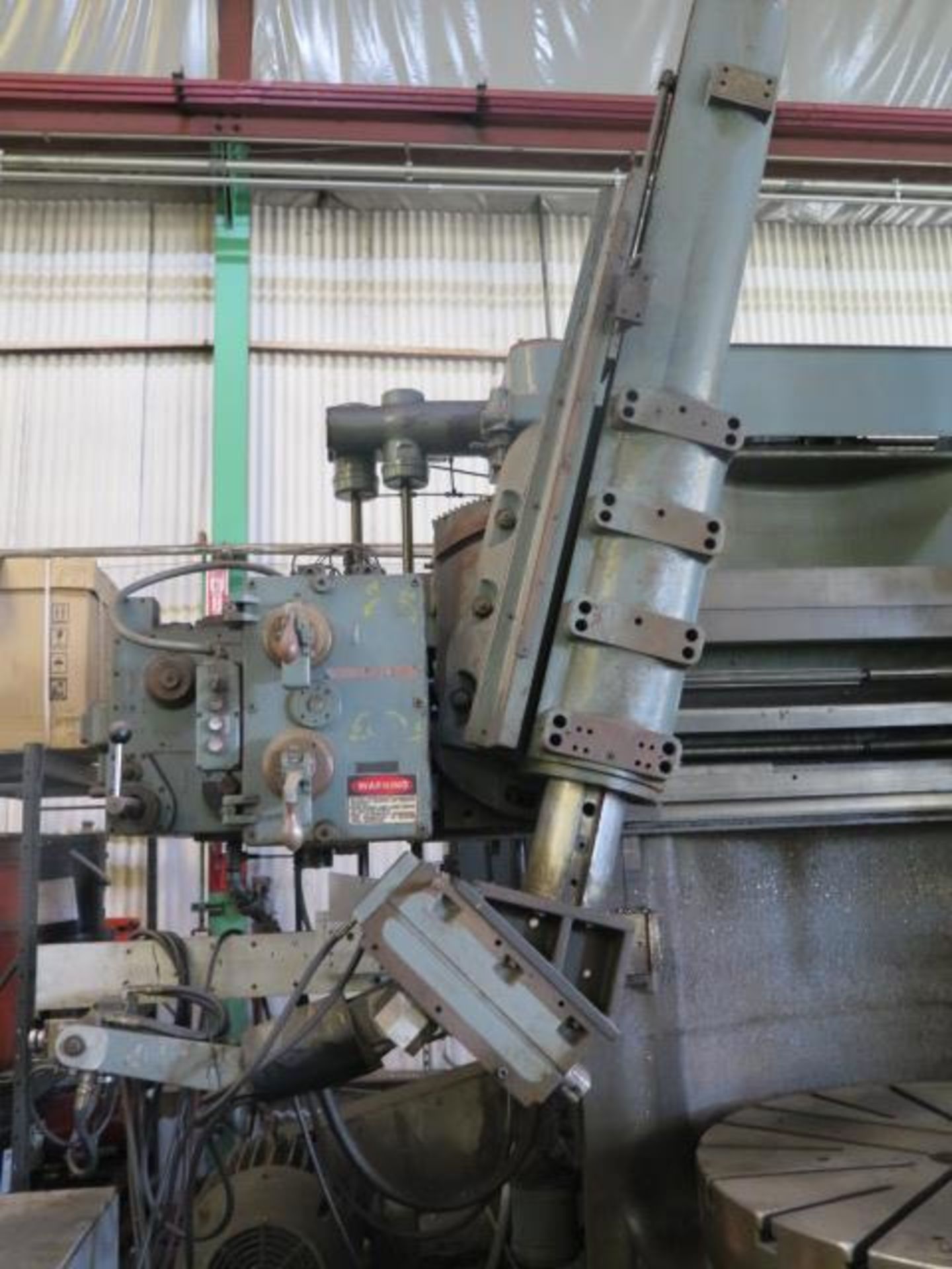 Bullard 54” Vertical Boring Mill w/ 4.3-160 RPM, 63” Swing, Hyd Tracer Head, SOLD AS IS - Image 10 of 17
