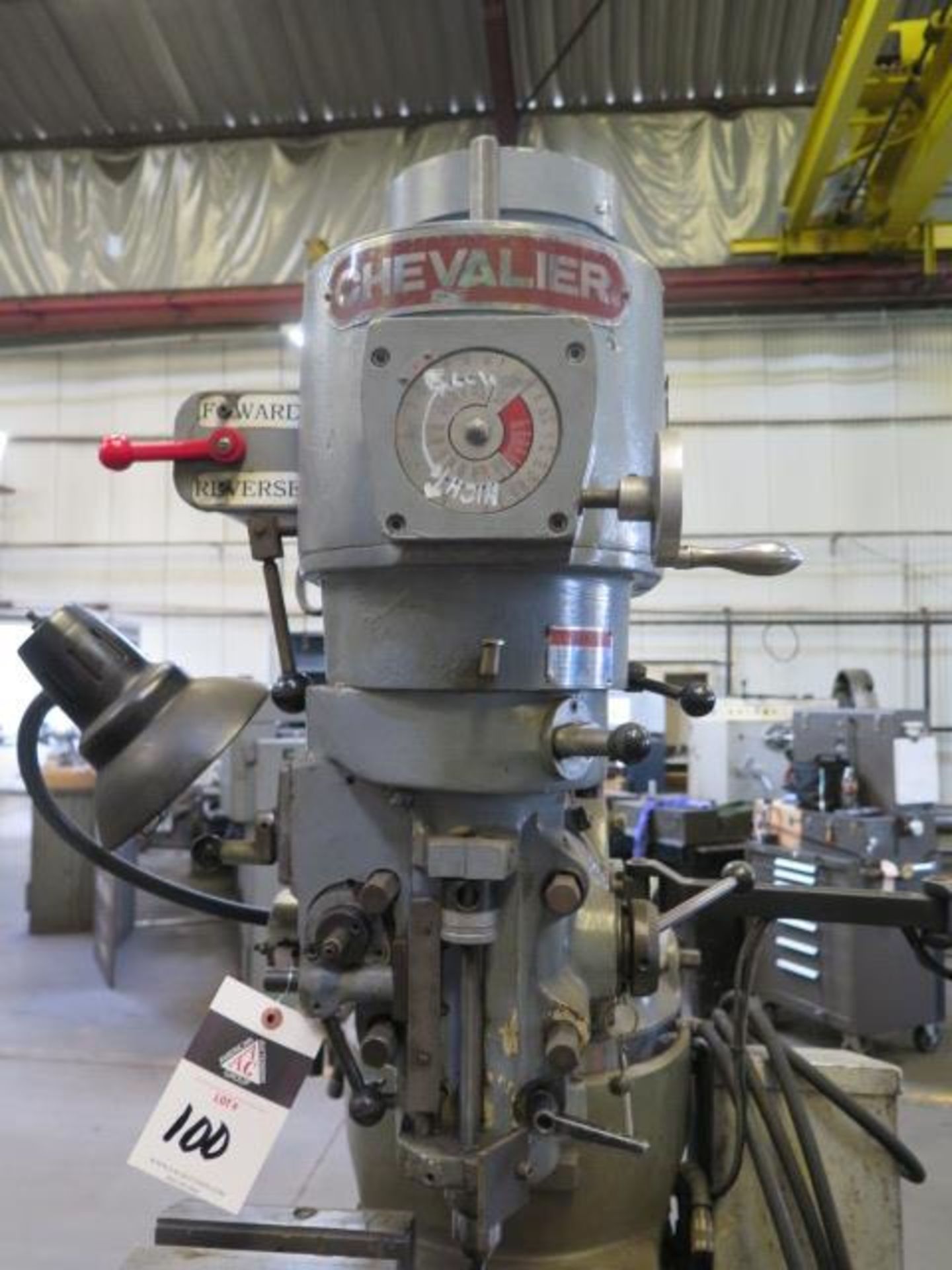 Chevalier Vertical Mill s/n 828286 w/ Newall DP700 Program DRO, 60-4500 Dial Change RPM, SOLD AS IS - Image 4 of 9