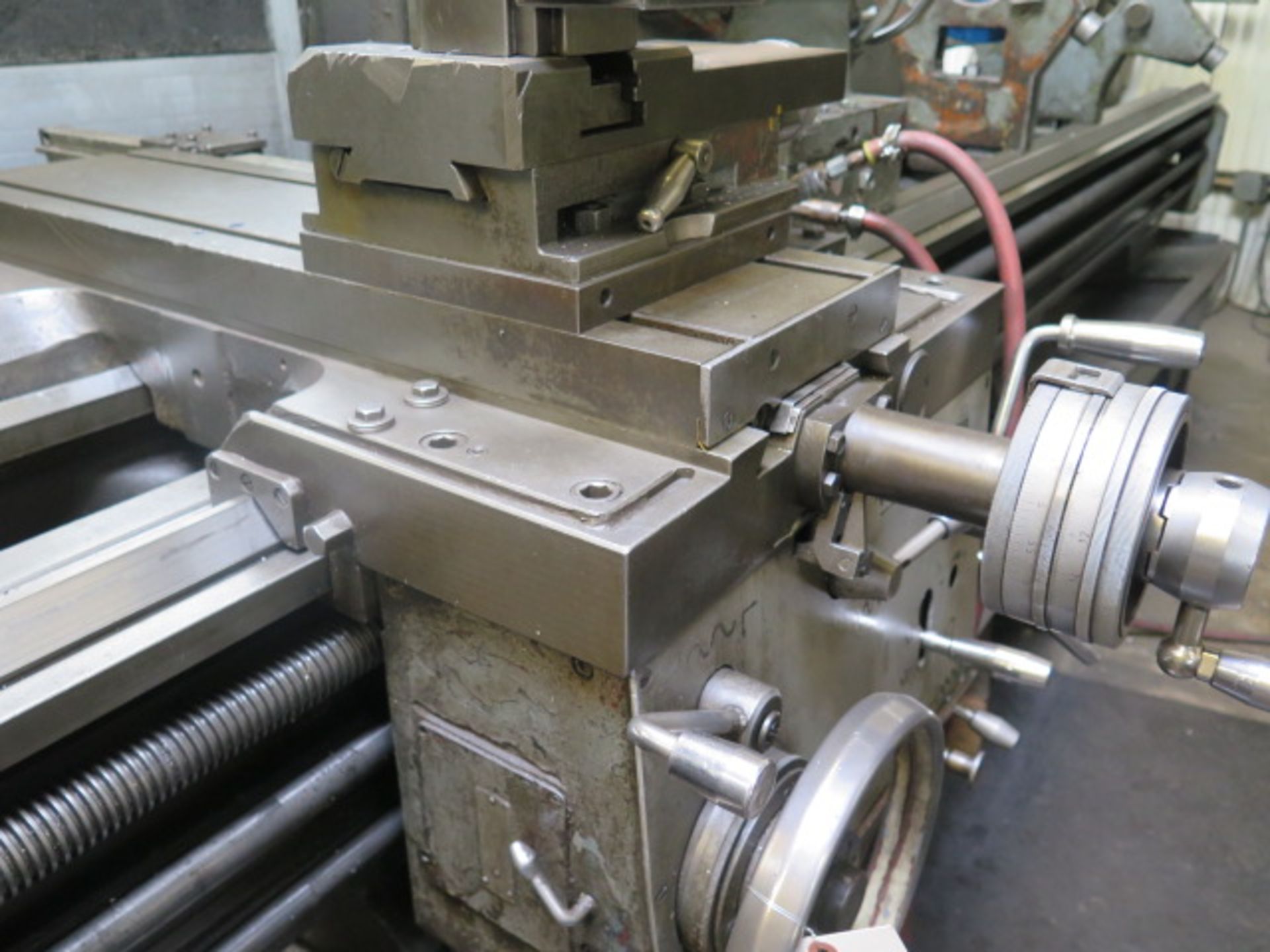 Polamco TUR-63 Big-Bore 25” x 120” Geared Head Gap Bed Lathe s/n 41189 w/ Mitutoyo DRO, SOLD AS IS - Image 7 of 14