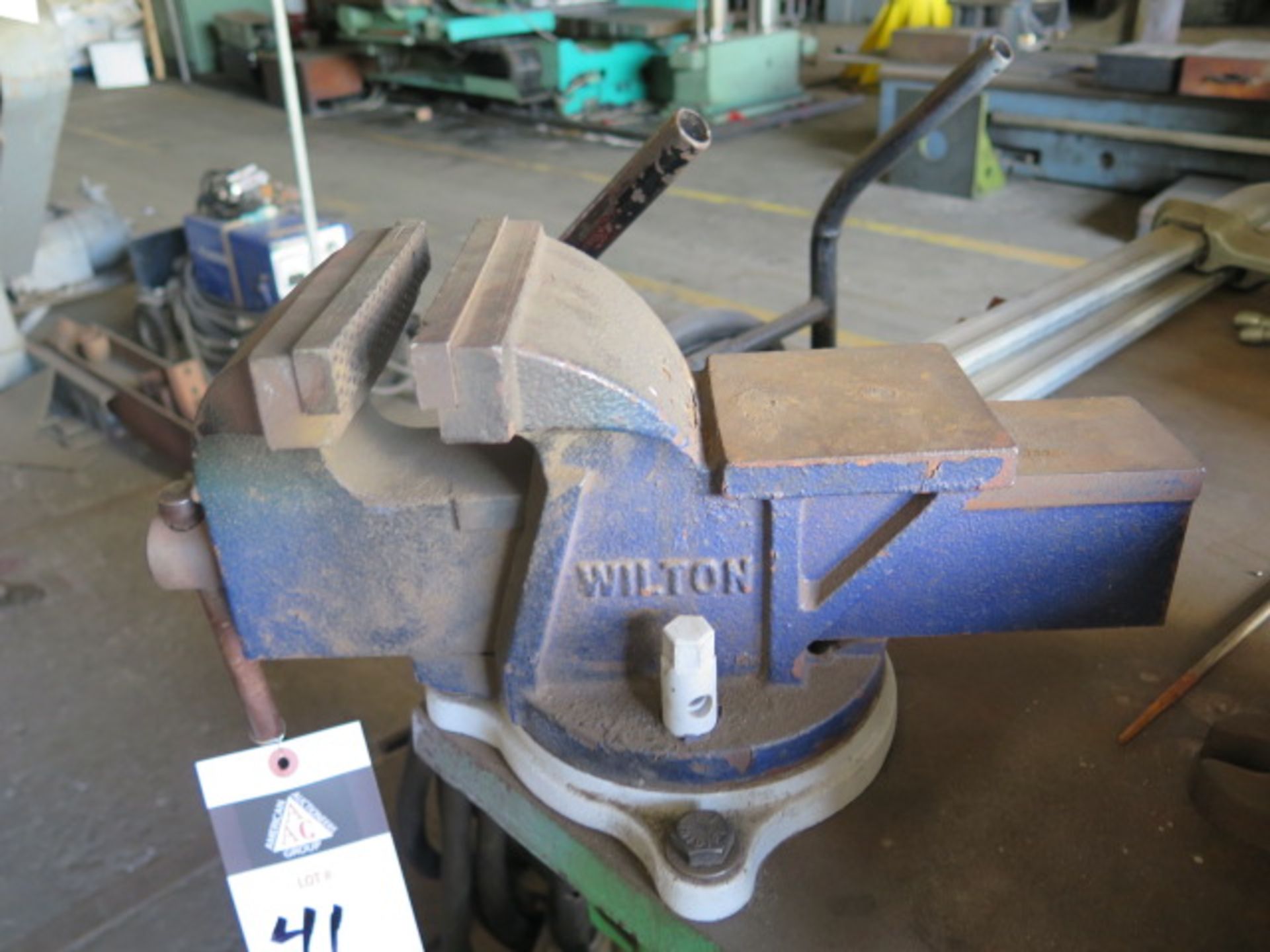 36" x 48" x 1" Steel Welding Table w/ Wilton 6" Bench Vise (SOLD AS-IS - NO WARRANTY) - Image 3 of 5