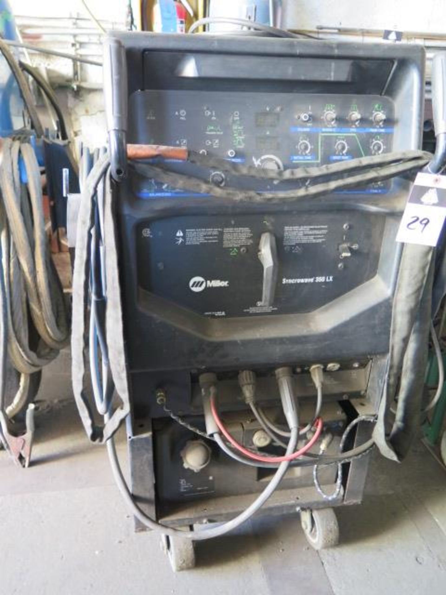Miller Syncrowave 350LX Arc Welding Power Source s/n LH260315L w/ Cooler Cart (NO TANK) (SOLD AS-IS - Image 3 of 10