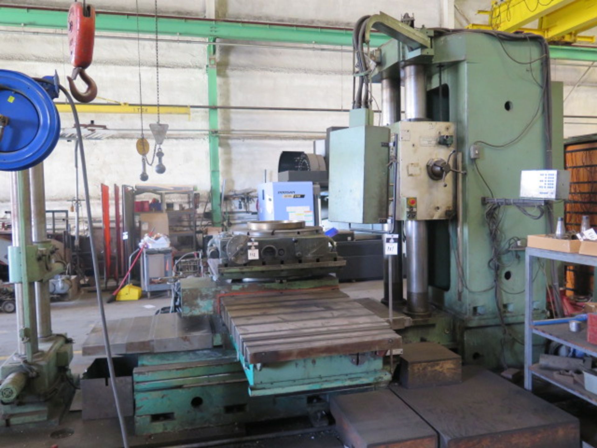 Scharmann “Opticut FB 90” Horizontal Boring Mill s/n 79-142-145 w/ DRO, SOLD AS IS