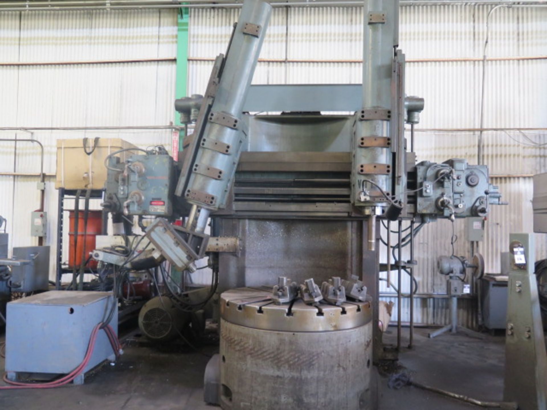 Bullard 54” Vertical Boring Mill w/ 4.3-160 RPM, 63” Swing, Hyd Tracer Head, SOLD AS IS