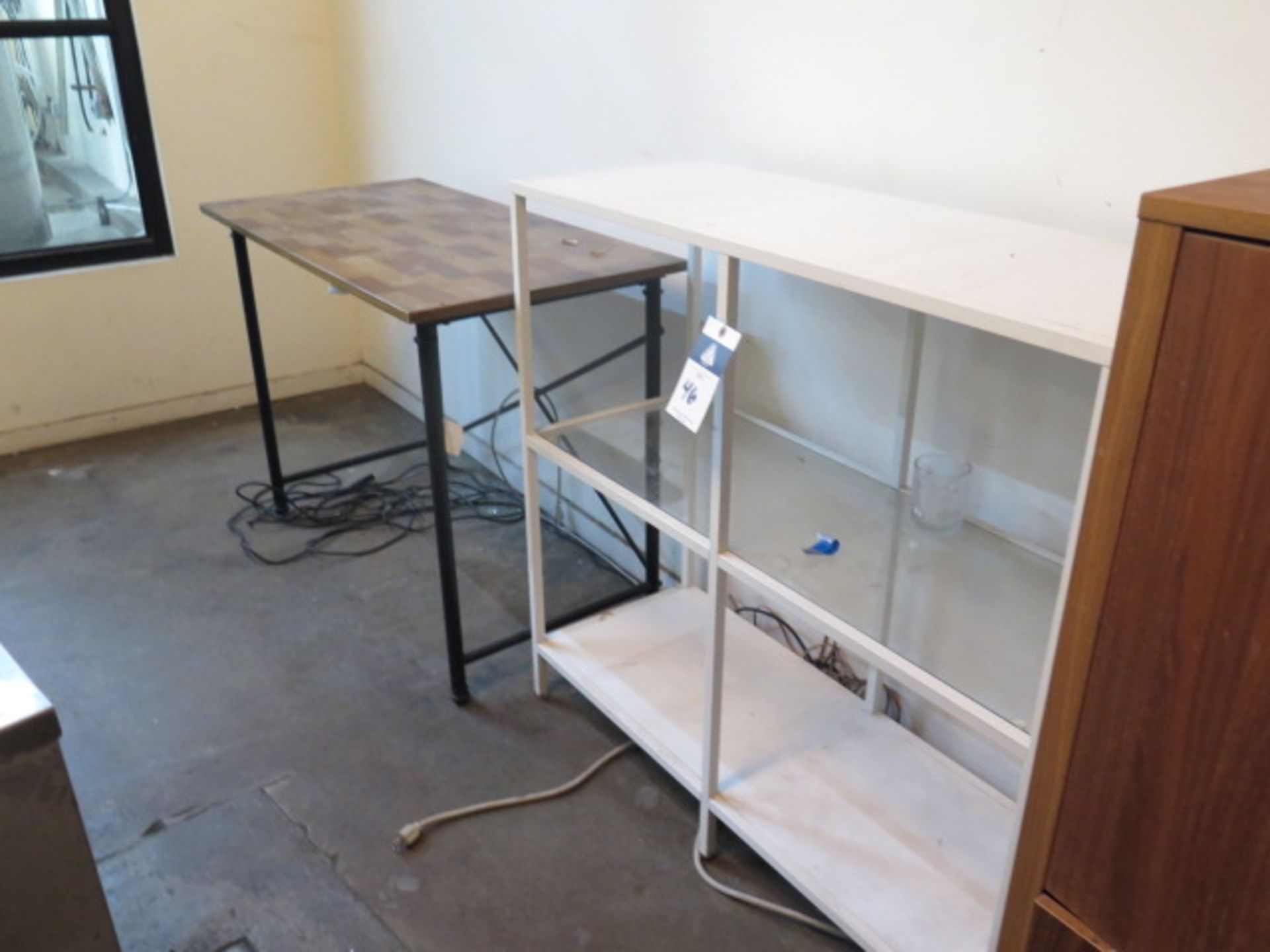 Tables, Cabinet and Shelves (SOLD AS-IS - NO WARRANTY)