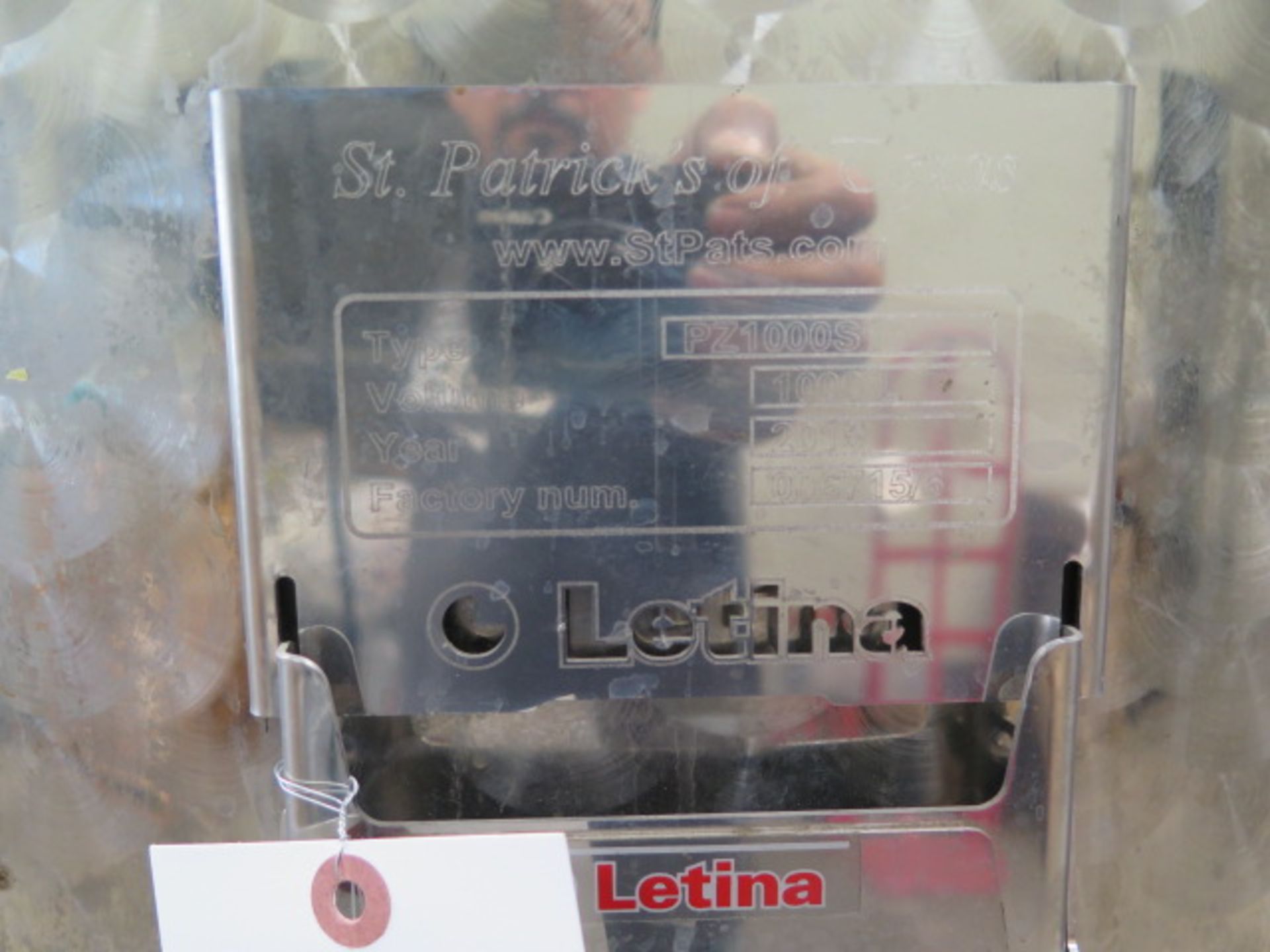 2015 Letina type PZ1000S10 1000 Liter Rolling Storage Tank s/n 006715/6 (SOLD AS-IS - NO WARRANTY) - Image 12 of 12