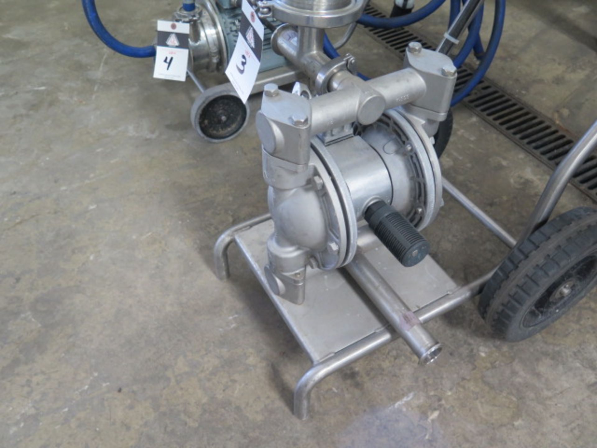 2019 Yamada NDP-25BSH-CAR Pneumatic Diaphragm Pump w/ Cart (SOLD AS-IS - NO WARRANTY) - Image 2 of 9