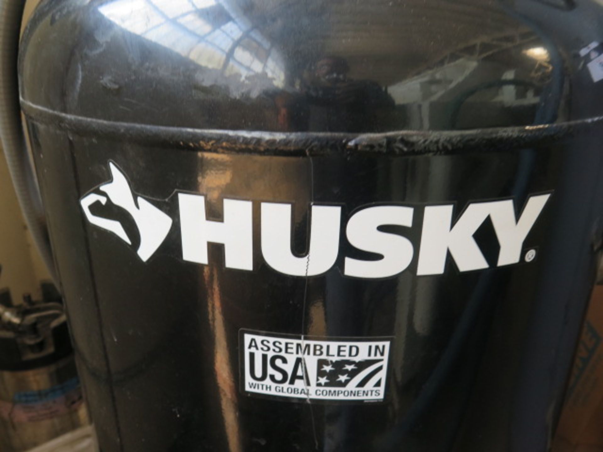 Husky 5Hp Vertical Air Compressor w/ 2-Stage Pump, 80 Gallon Tank (SOLD AS-IS - NO WARRANTY) - Bild 6 aus 8