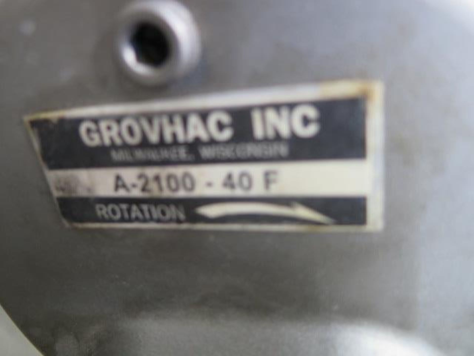 Grovhac A-2100-40F Pneumatic Mixer w/ Tank (SOLD AS-IS - NO WARRANTY) - Image 6 of 6