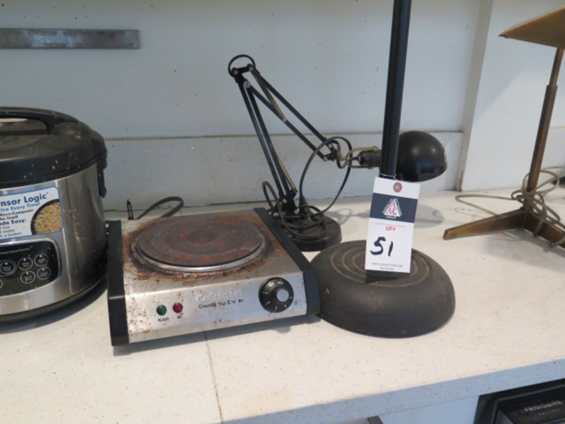 Coffee Pot, Hot Plate and Lights (SOLD AS-IS - NO WARRANTY) - Image 3 of 4