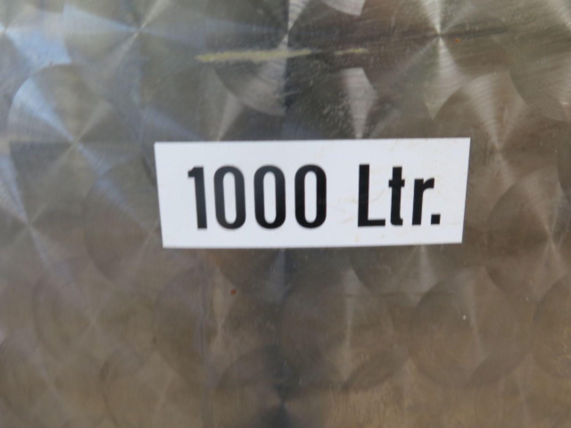 1000 Liter Stainless Steel Rolling Transfer Tank w/ Lid (SOLD AS-IS - NO WARRANTY) - Image 11 of 11