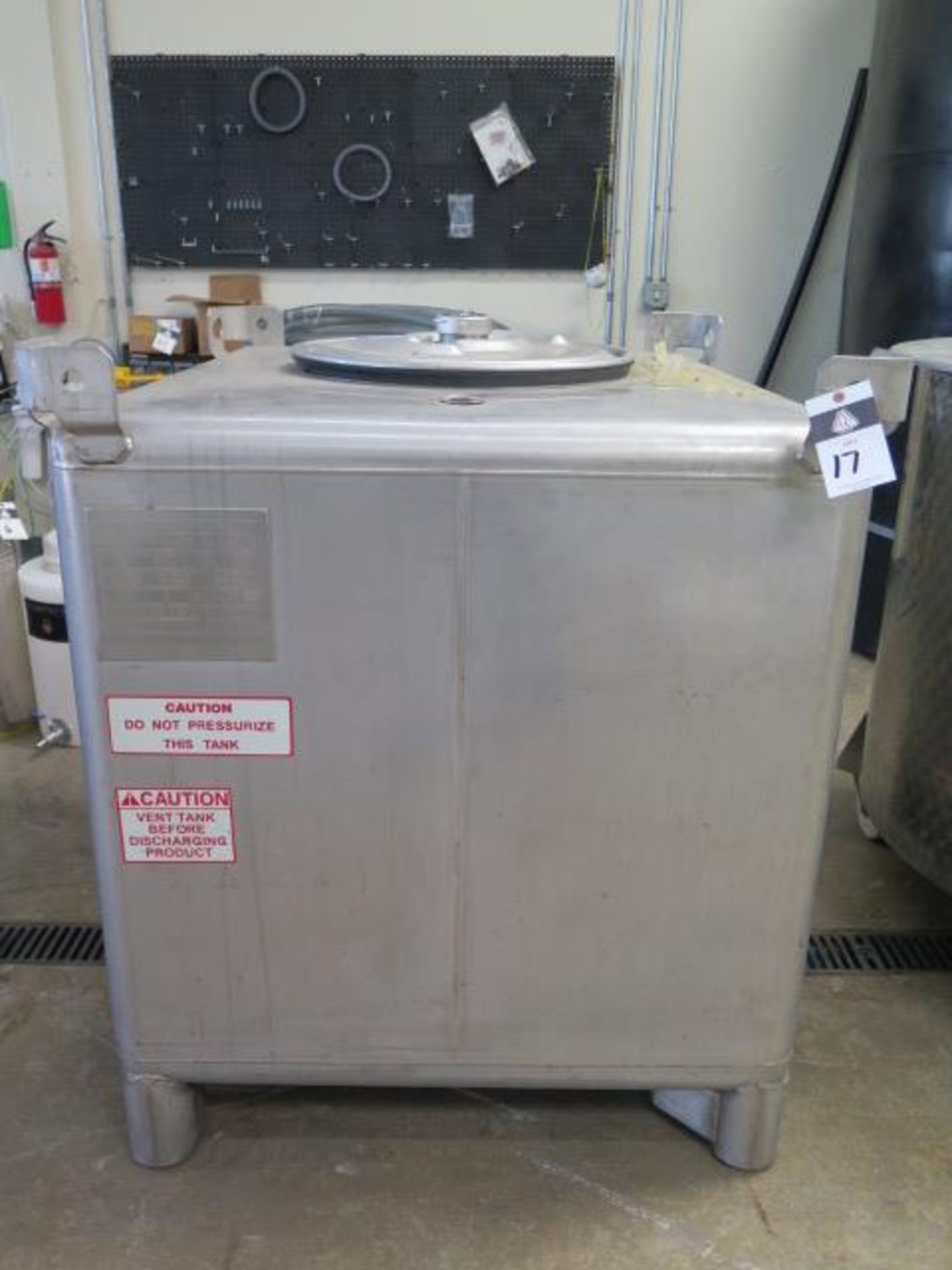 2007 G.W. Kent type 31A 1325 Liter (350 Gallon) Stainless Steel Stackable Storage Tank SOLD AS IS