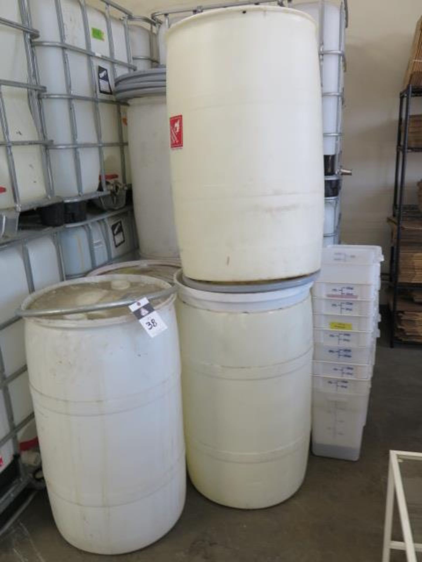 Plastic Barrels and Buckets (SOLD AS-IS - NO WARRANTY)