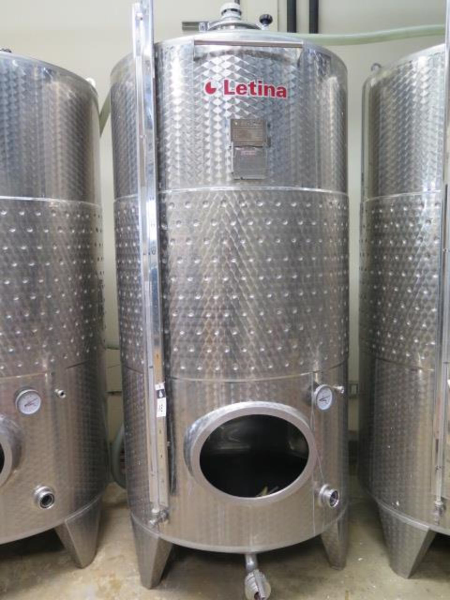 2014 Letina type Z2000HV11 2000 Liter Jacketed Closed Storage Tanks s/n 051014/2 (SOLD AS-IS - NO