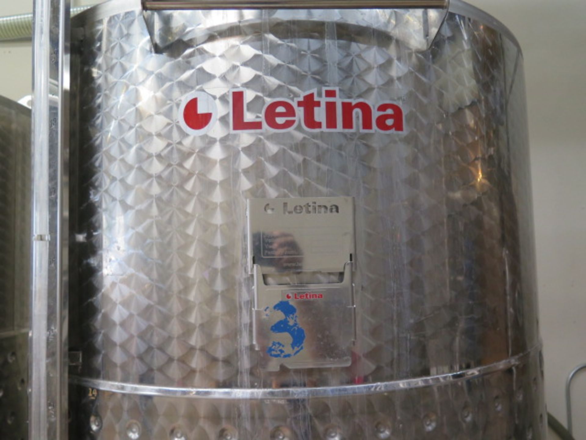 2014 Letina type Z2000HV11 2000 Liter Jacketed Closed Storage Tanks s/n 051014/3 (SOLD AS-IS - NO - Image 9 of 10