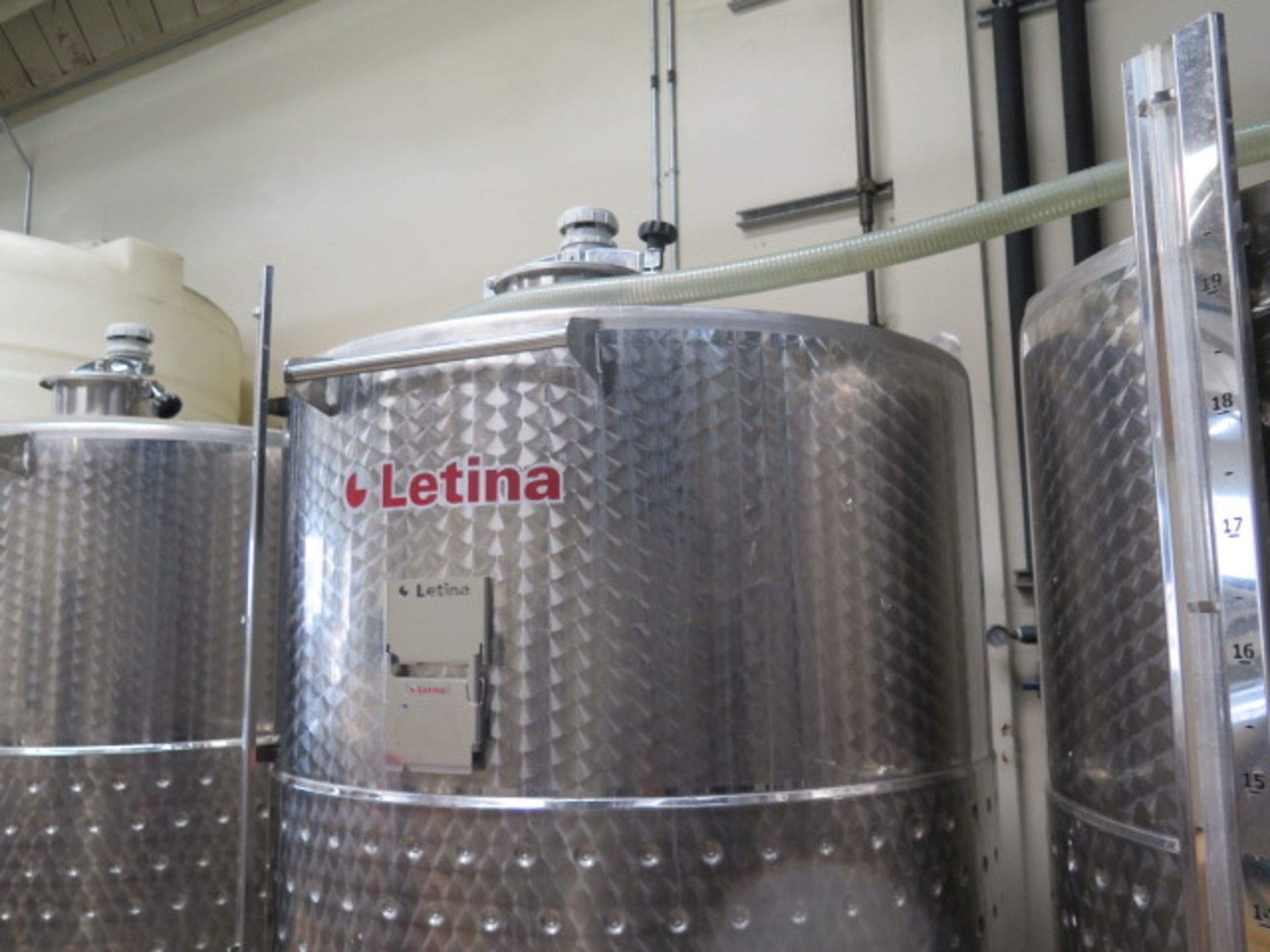 2014 Letina type Z2000HV11 2000 Liter Jacketed Closed Storage Tanks s/n 051014/2 (SOLD AS-IS - NO - Image 4 of 12
