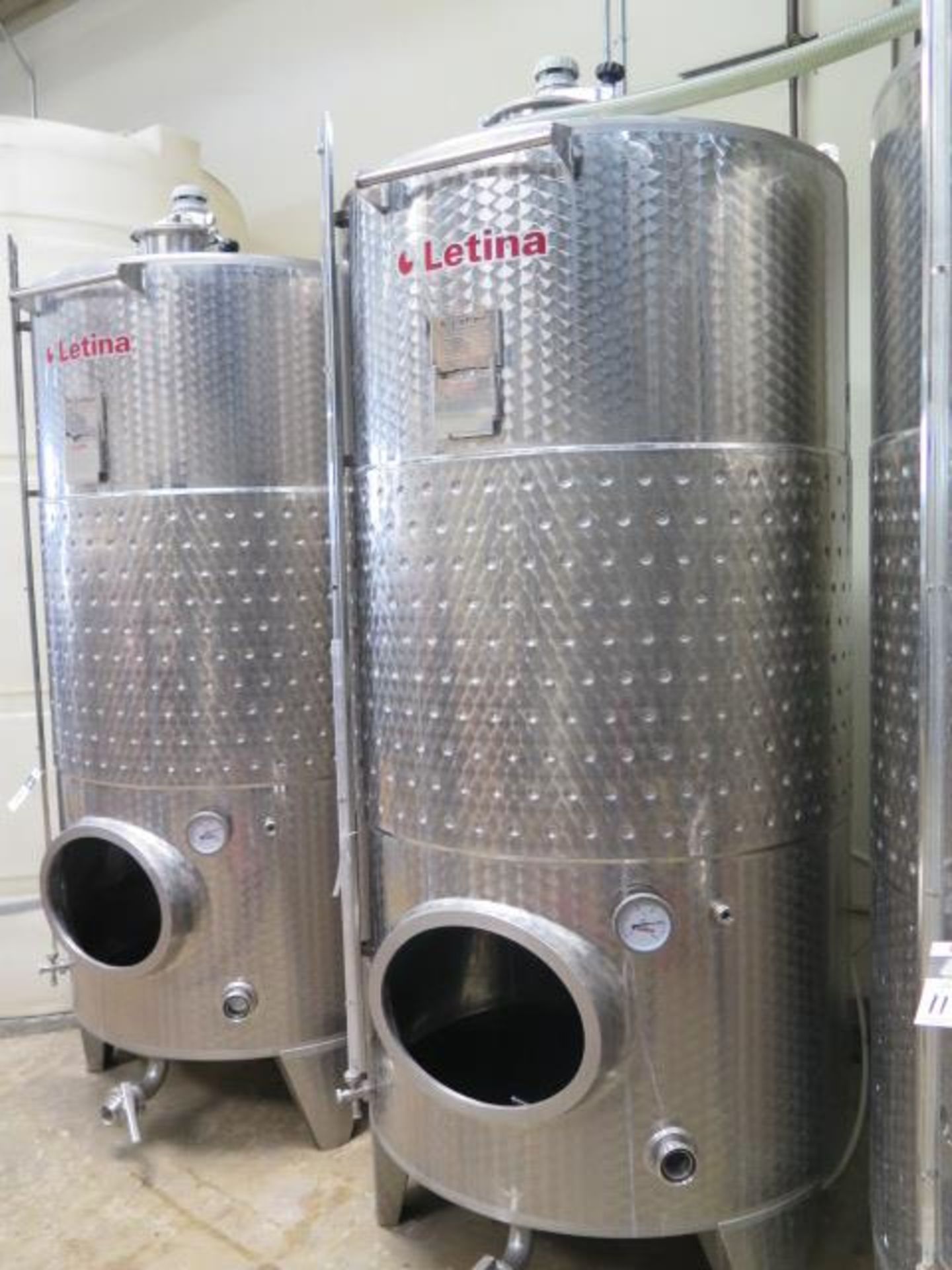 2014 Letina type Z2000HV11 2000 Liter Jacketed Closed Storage Tanks s/n 051014/2 (SOLD AS-IS - NO - Image 3 of 12