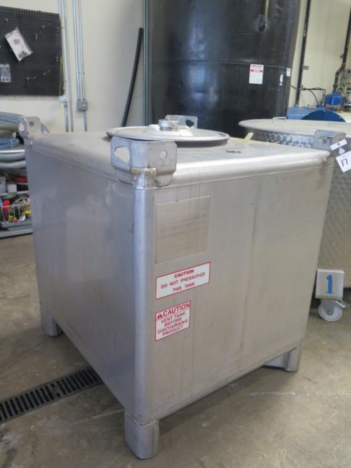 2007 G.W. Kent type 31A 1325 Liter (350 Gallon) Stainless Steel Stackable Storage Tank SOLD AS IS - Image 3 of 5