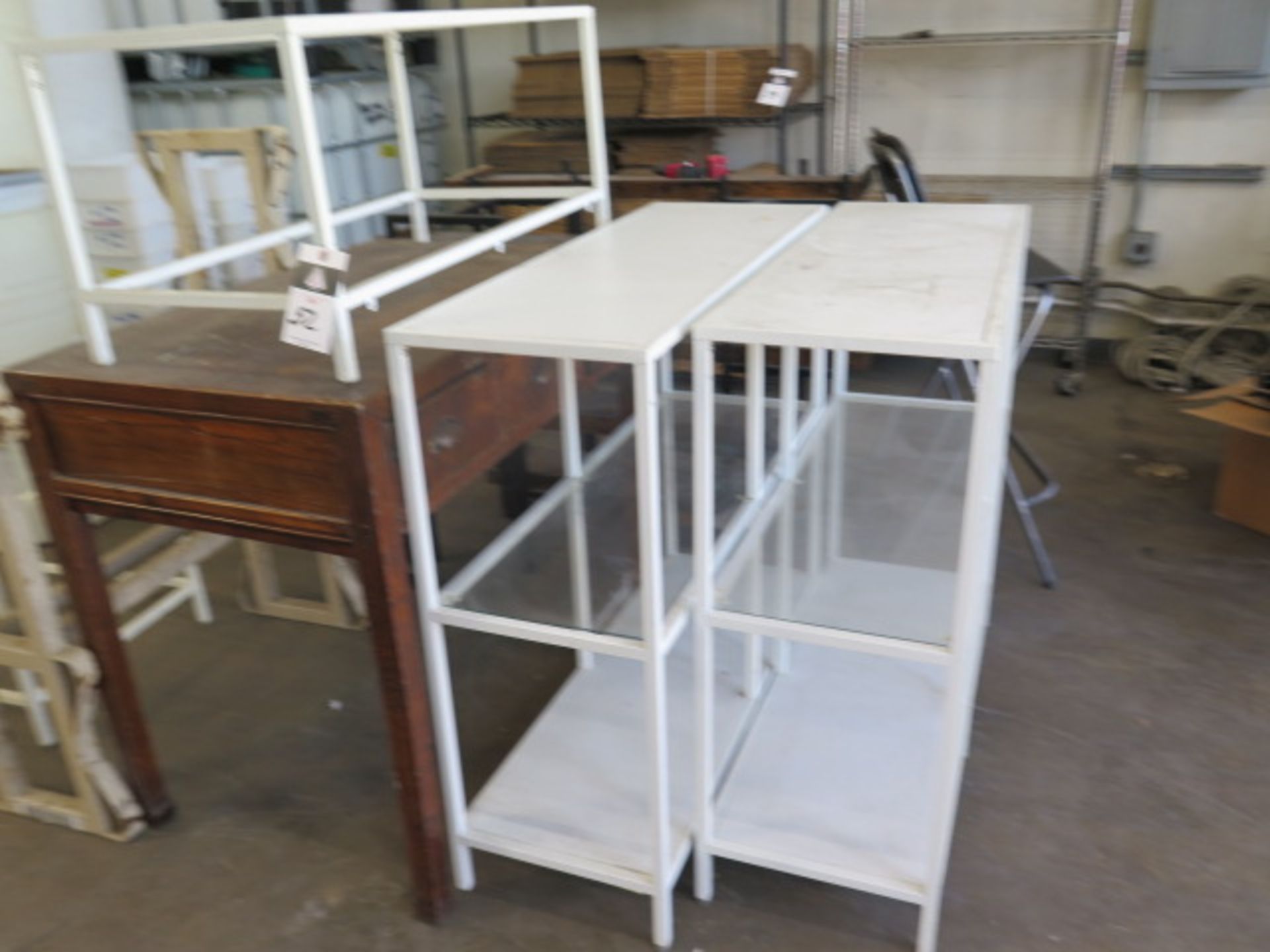 Shelves and Table (SOLD AS-IS - NO WARRANTY)