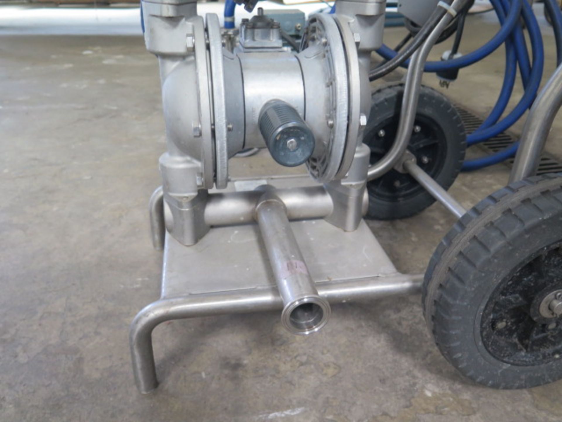 2019 Yamada NDP-25BSH-CAR Pneumatic Diaphragm Pump w/ Cart (SOLD AS-IS - NO WARRANTY) - Bild 5 aus 9