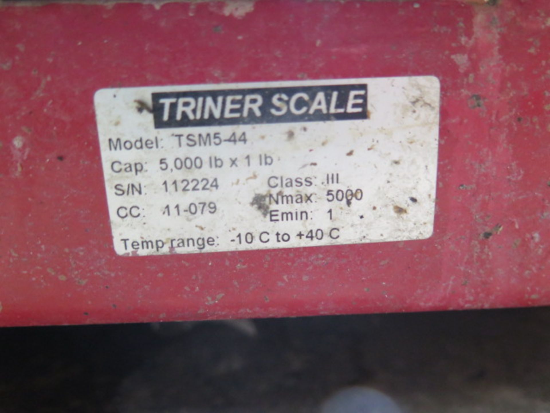 Triner 5000 Lb Cap Digital Platform Scale (SOLD AS-IS - NO WARRANTY) - Image 5 of 5