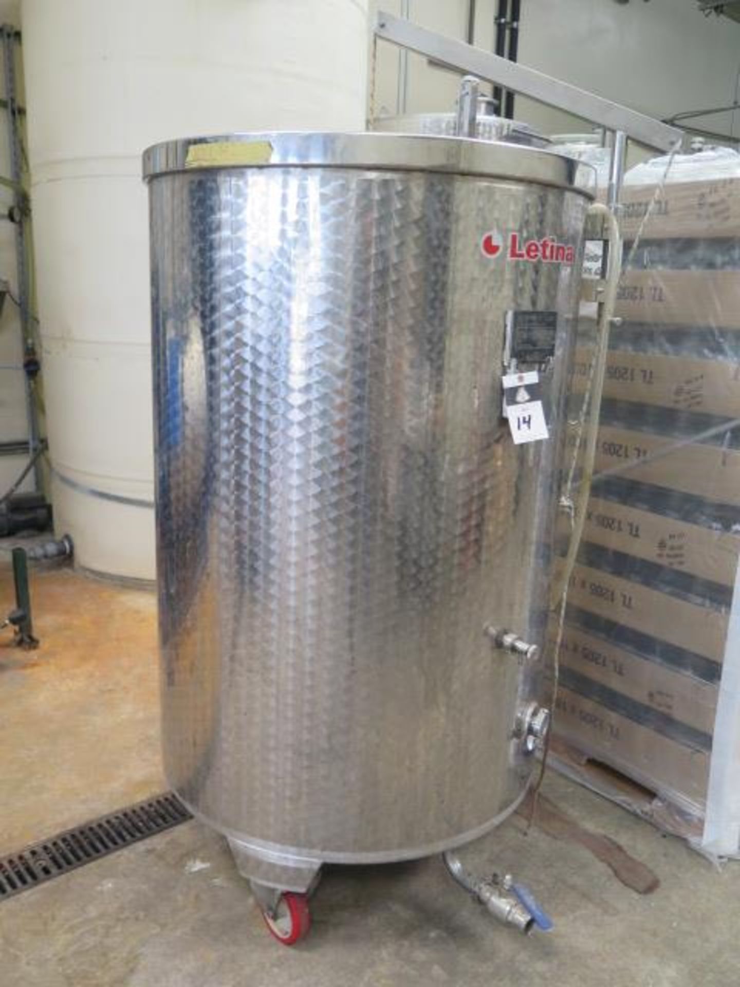 2015 Letina type PZ1000S10 1000 Liter Rolling Storage Tank s/n 006715/6 (SOLD AS-IS - NO WARRANTY) - Image 2 of 12