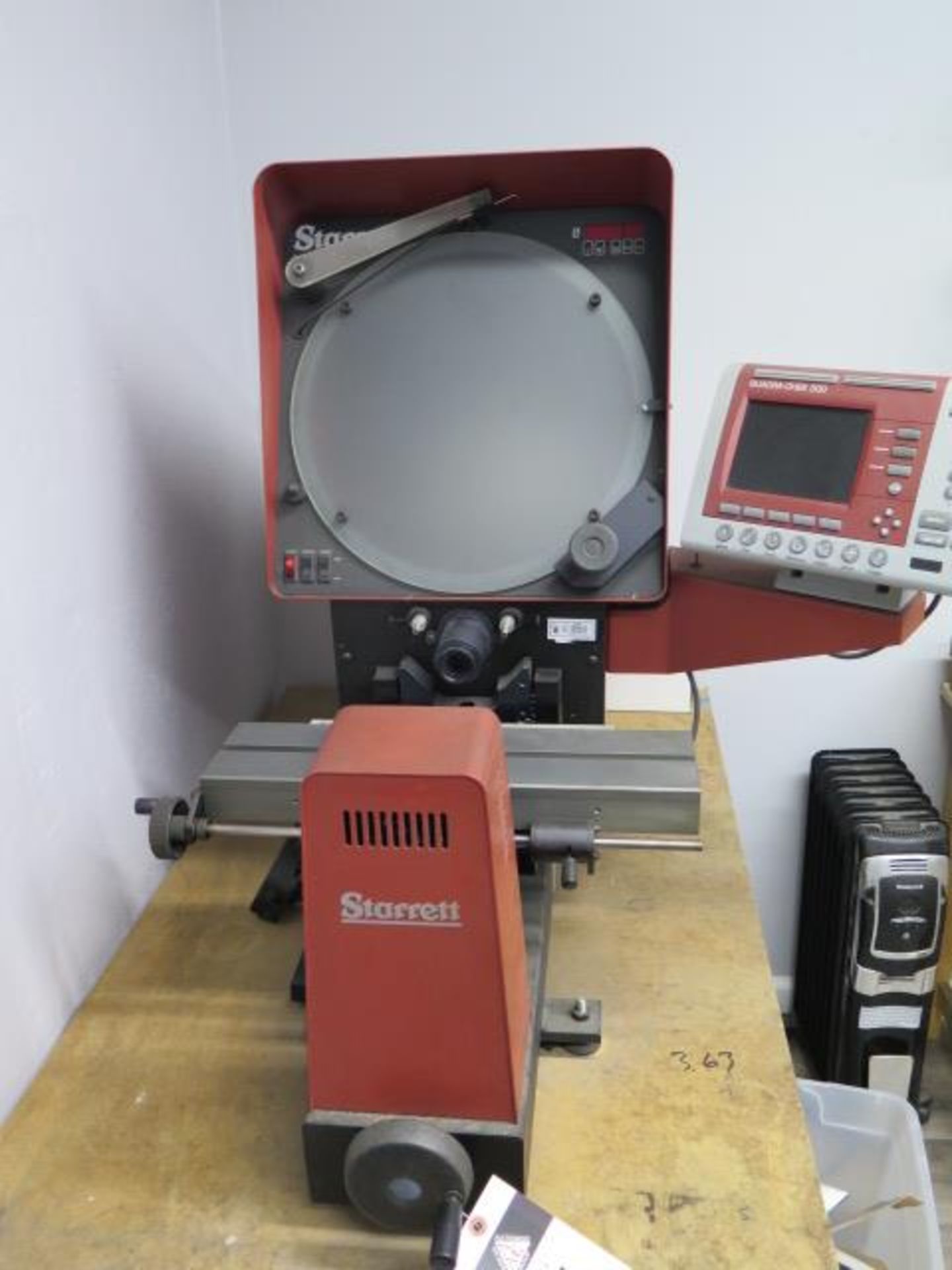 Starrett HE350 14” Optical Comparator s/n 40910 w/ Quadra-Chek 200 Programmable DRO, SOLD AS IS - Image 3 of 9