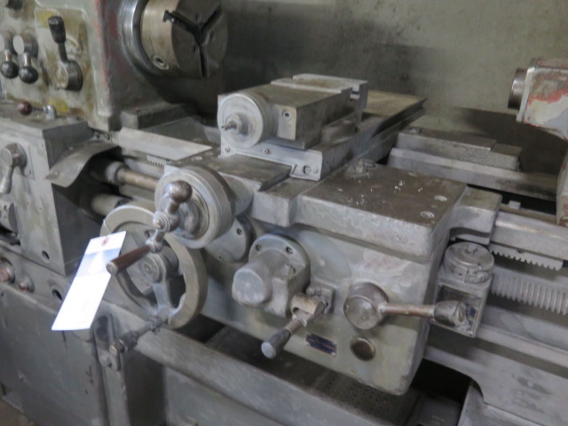 Cadillac 13” x 24” Geared Head Gap Bed Lathe w/ 83-1800 RPM, Inch Threading, Tailstock, SOLD AS IS - Image 6 of 9