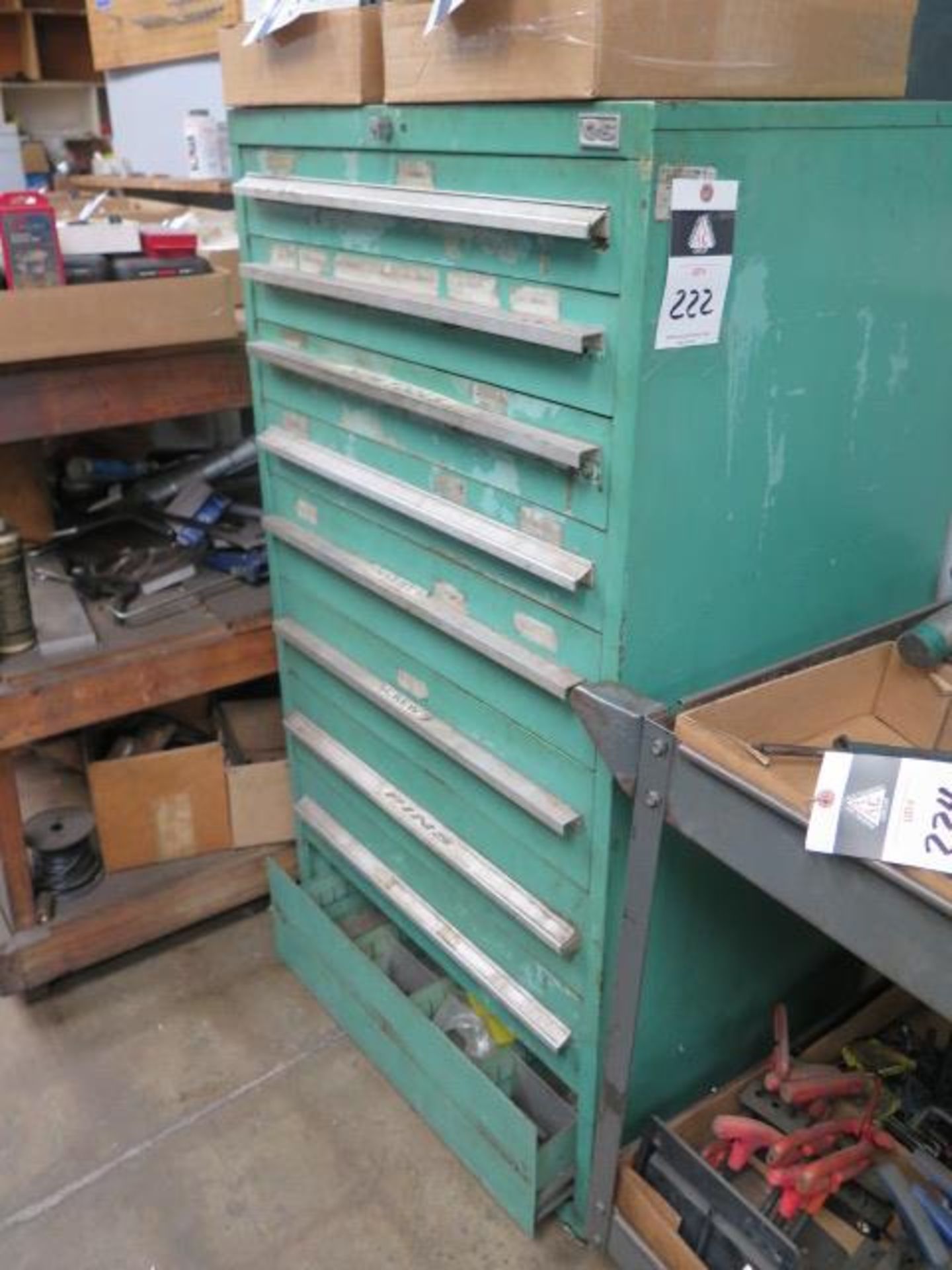 OS 9-Drawer Tooling Cabinet w/ Hardware (SOLD AS-IS - NO WARRANTY) - Image 2 of 6