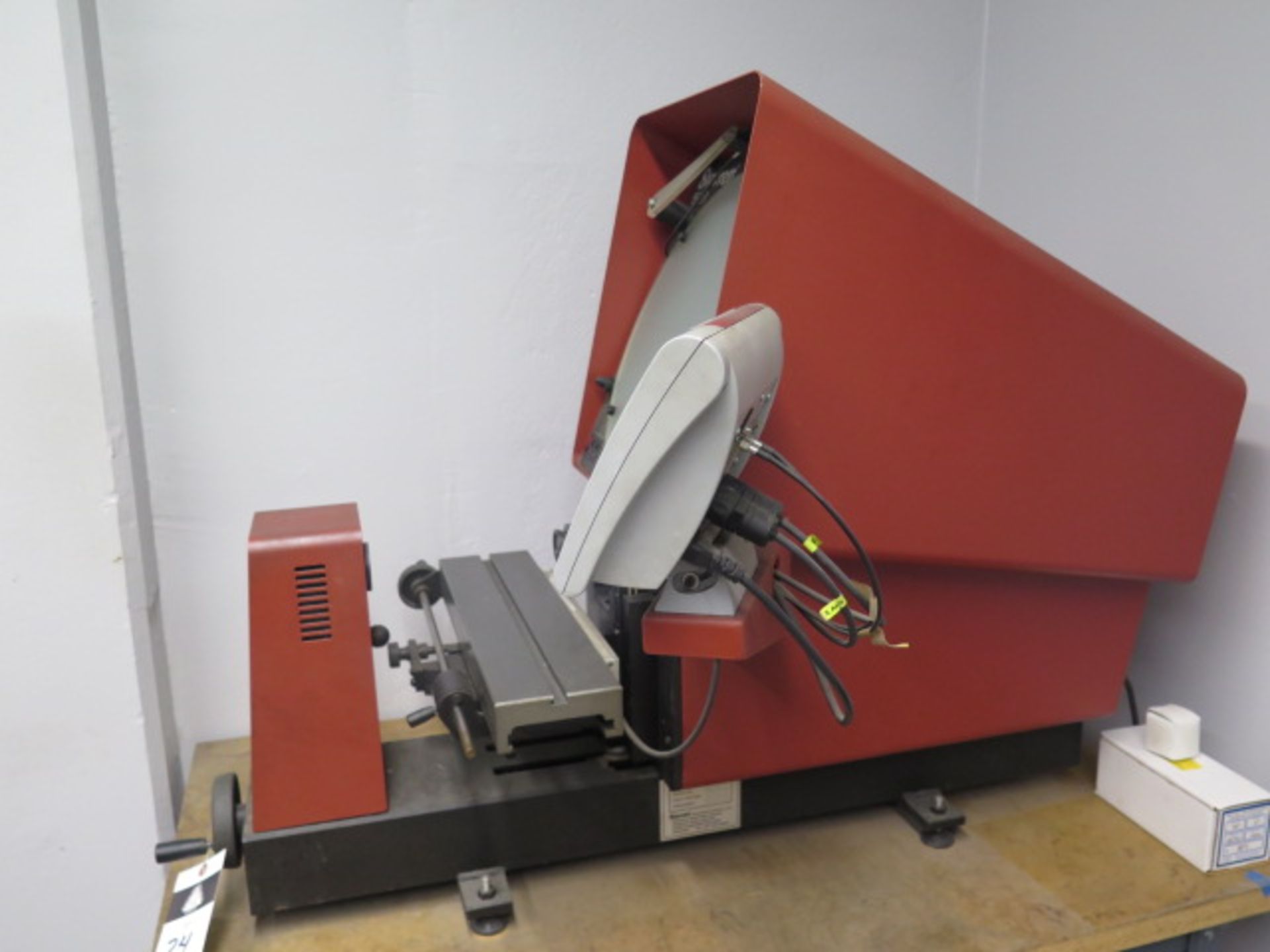 Starrett HE350 14” Optical Comparator s/n 40910 w/ Quadra-Chek 200 Programmable DRO, SOLD AS IS - Image 2 of 9