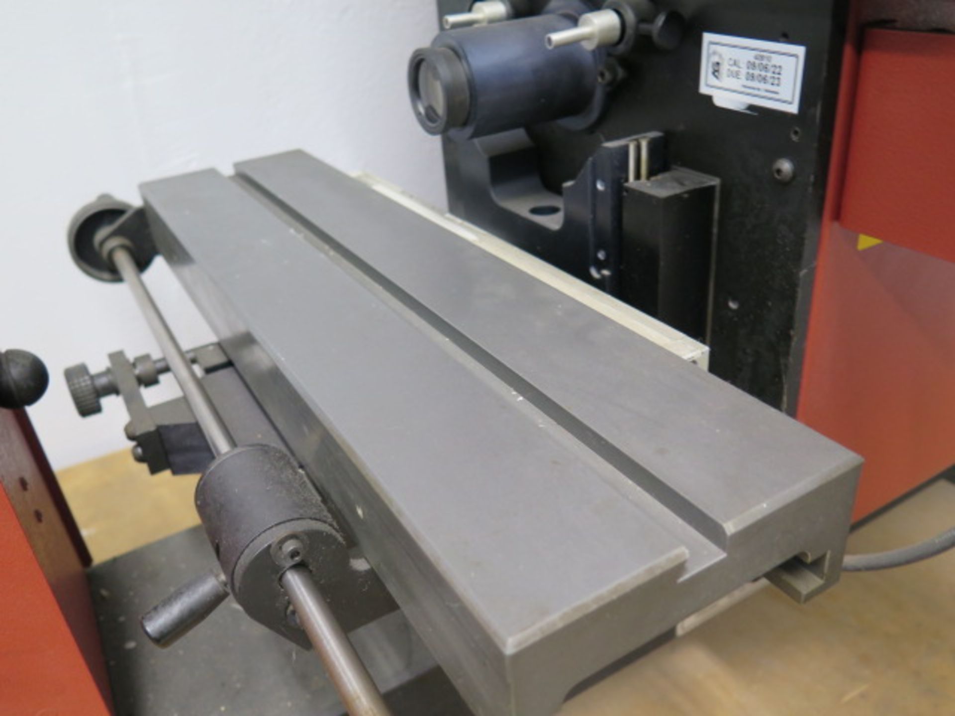 Starrett HE350 14” Optical Comparator s/n 40910 w/ Quadra-Chek 200 Programmable DRO, SOLD AS IS - Image 6 of 9