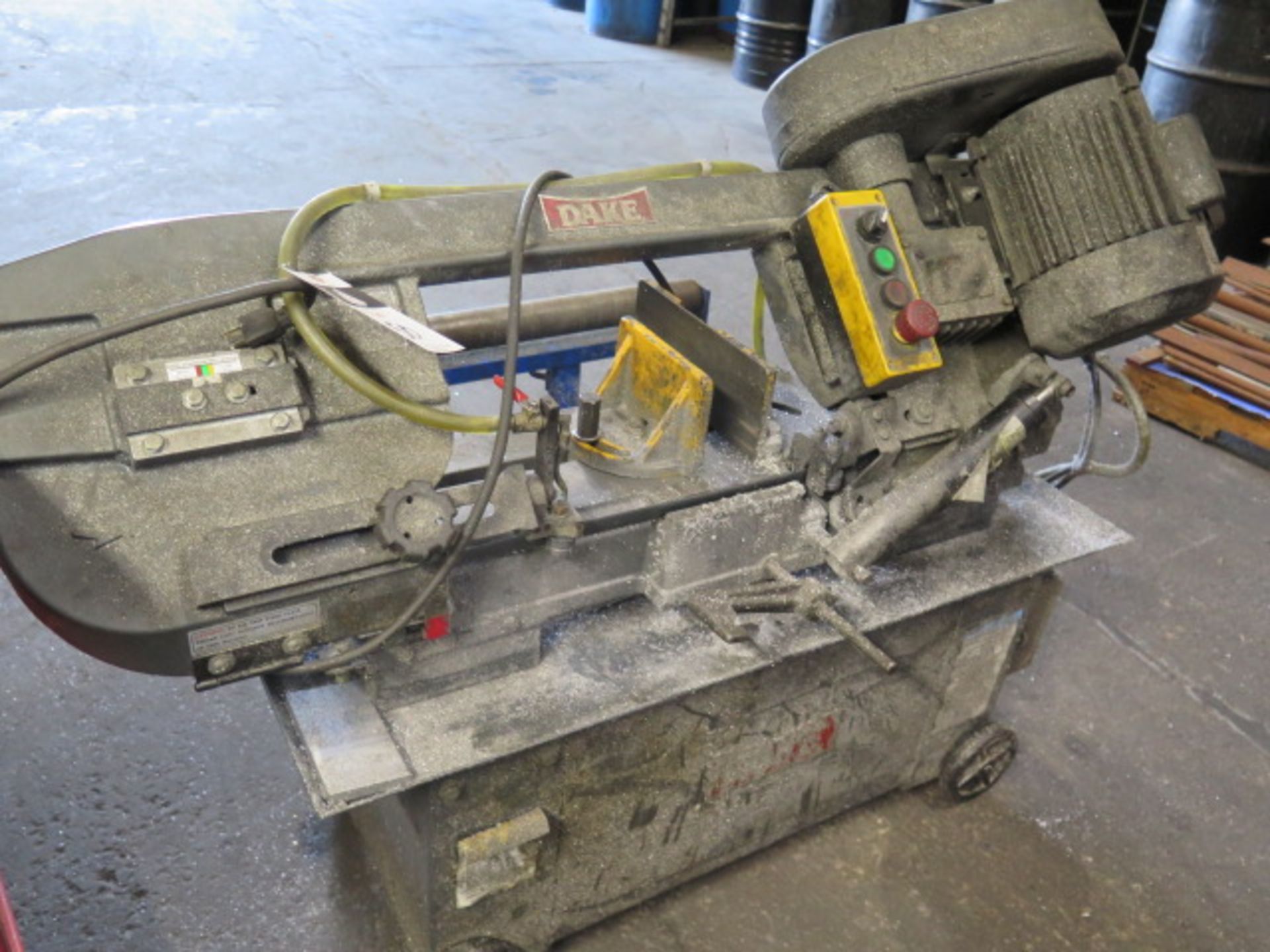 Dake 7” Horizontal Band Saw w/ Manual Clamping, Work Stop, Coolant (SOLD AS-IS - NO WARRANTY) - Image 3 of 6