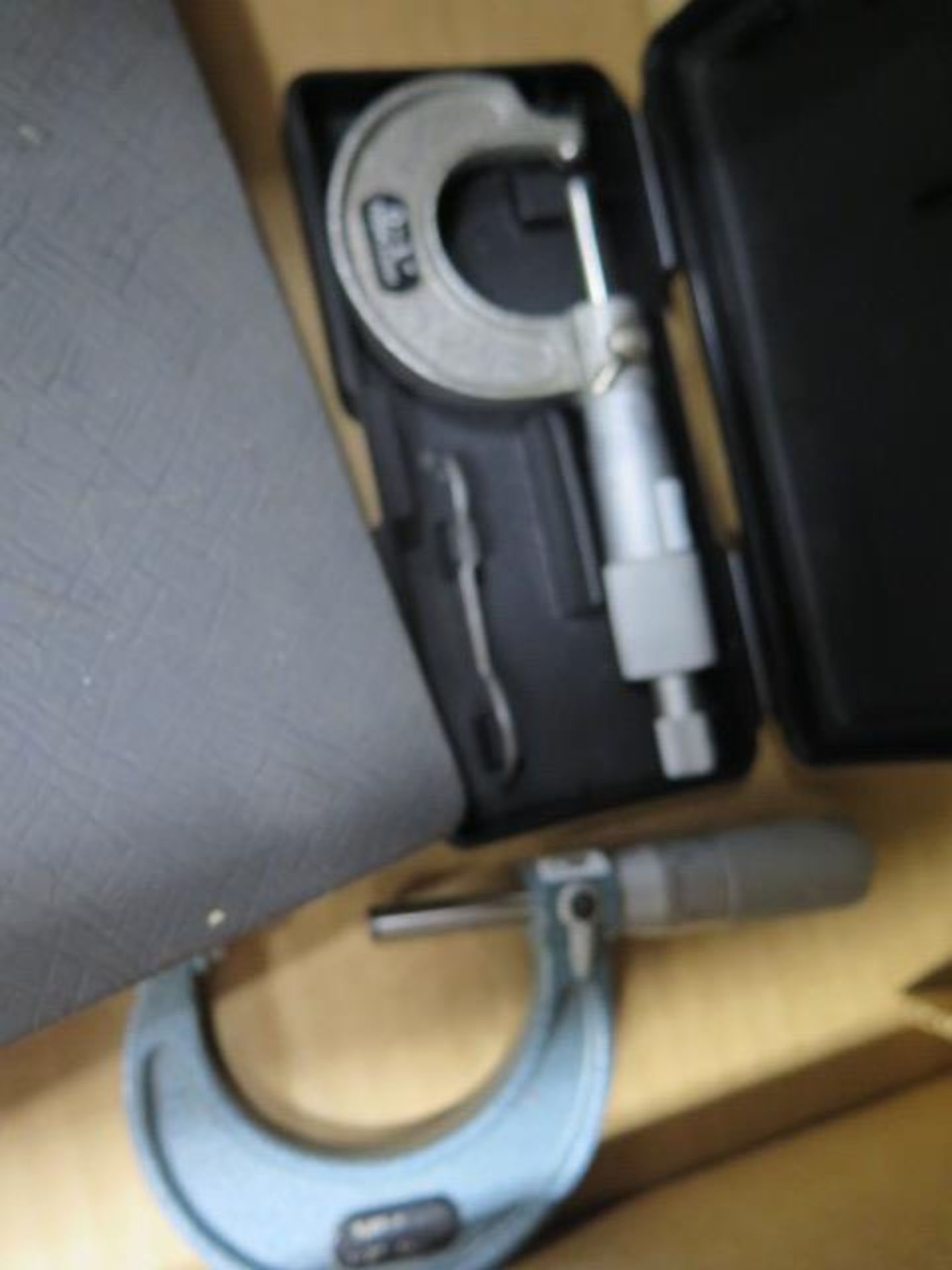 Mitutoyo OD Mics (4) and Import Dial Caliper Gage (SOLD AS-IS - NO WARRANTY) - Image 5 of 6