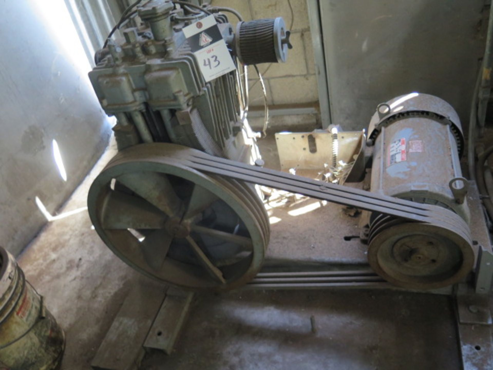 7.5Hp Backup Air Compressor (NEEDS WORK - NO TANK) (SOLD AS-IS - NO WARRANTY)