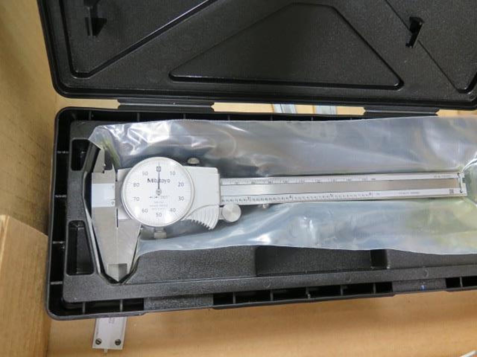 Mitutoyo 6" Dial Calipers (4) and 8" Vernier Caliper (SOLD AS-IS - NO WARRANTY) - Image 4 of 4